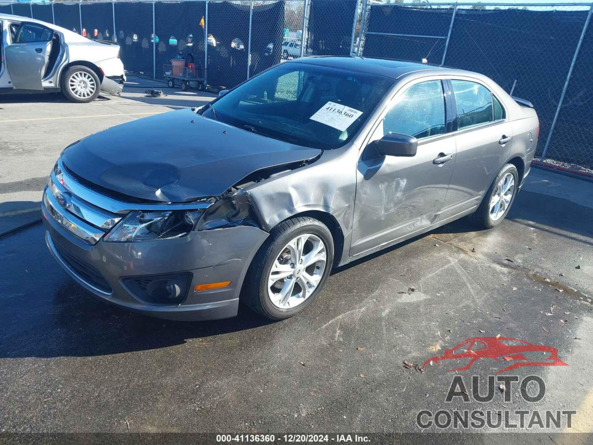 FORD FUSION 2012 - 3FAHP0HA5CR136470