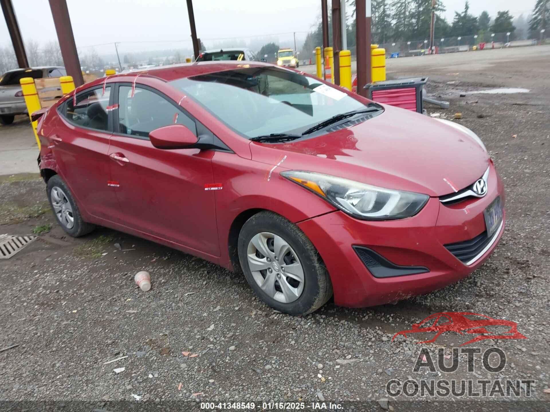 HYUNDAI ELANTRA 2016 - 5NPDH4AE4GH747853