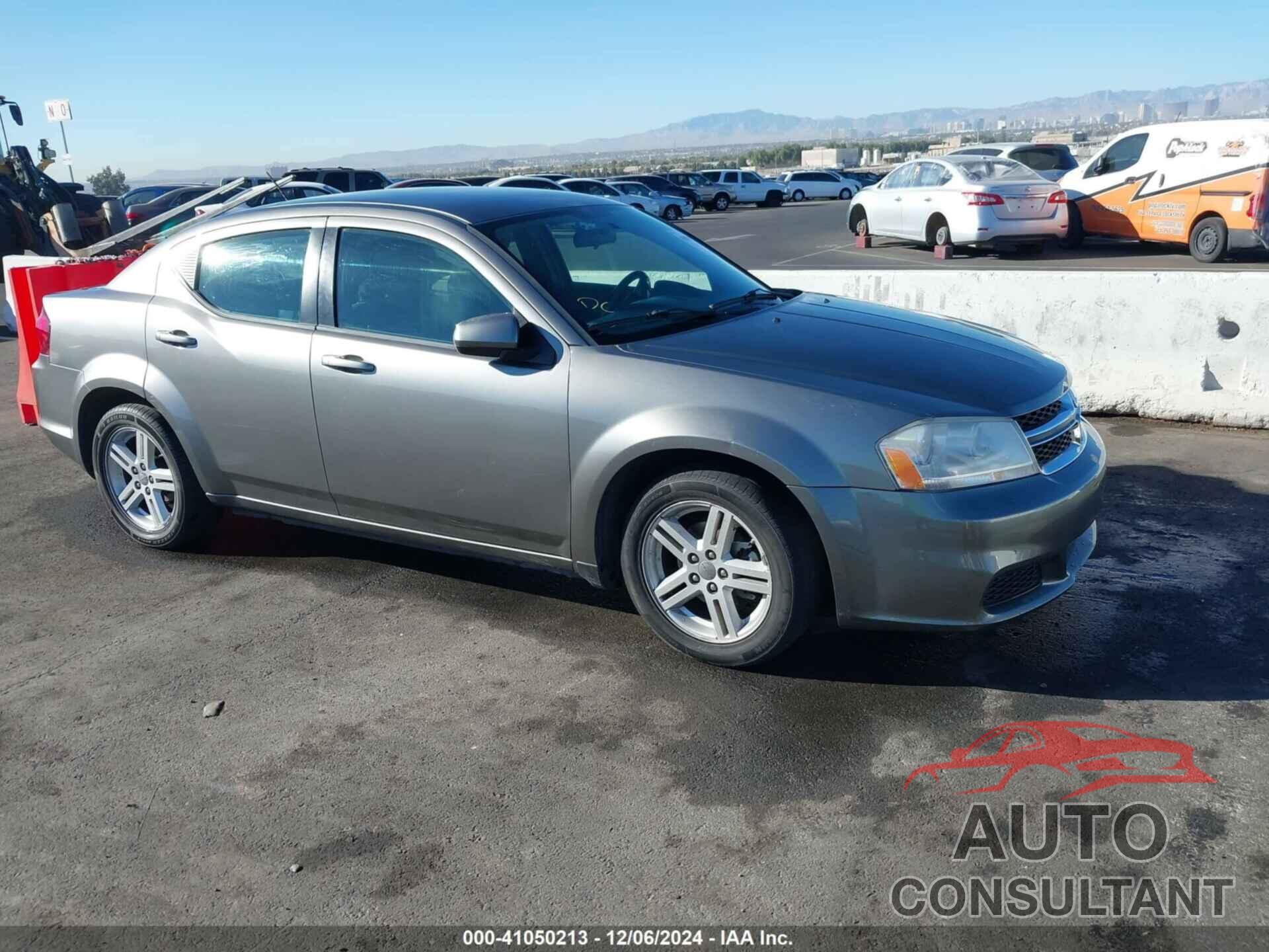 DODGE AVENGER 2012 - 1C3CDZCB9CN219781