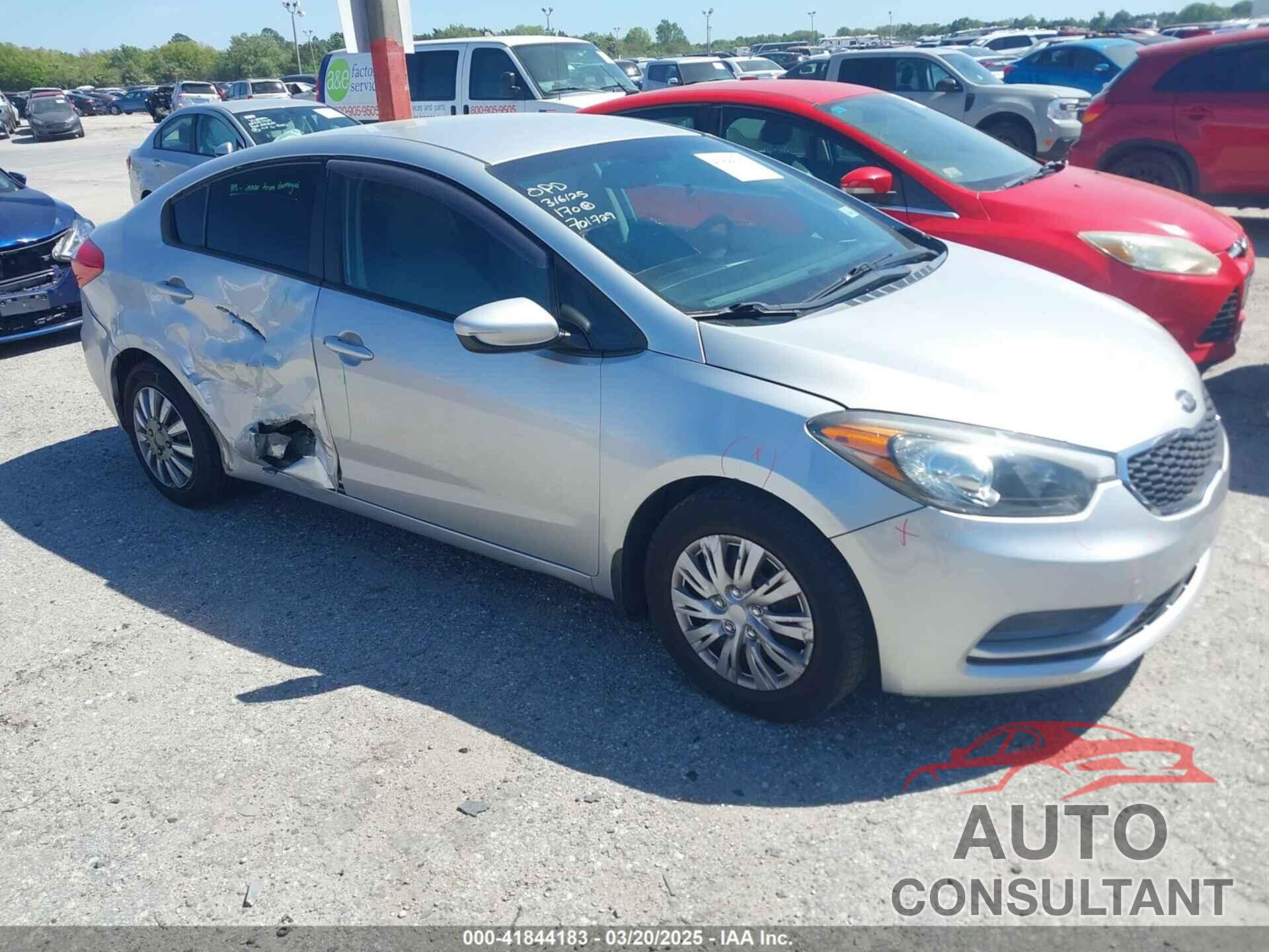 KIA FORTE 2014 - KNAFK4A63E5190205