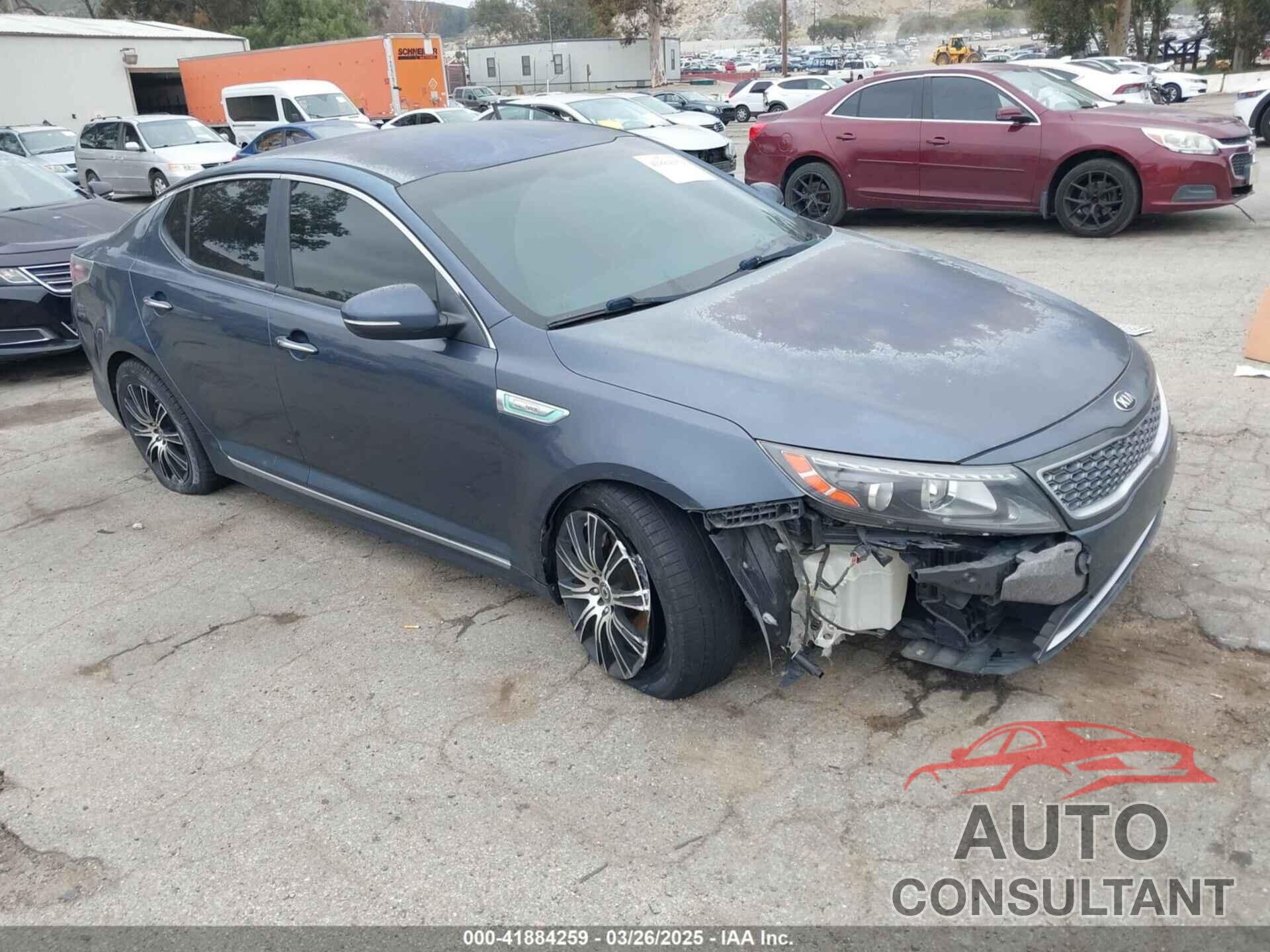 KIA OPTIMA HYBRID 2014 - KNAGM4AD4E5066067