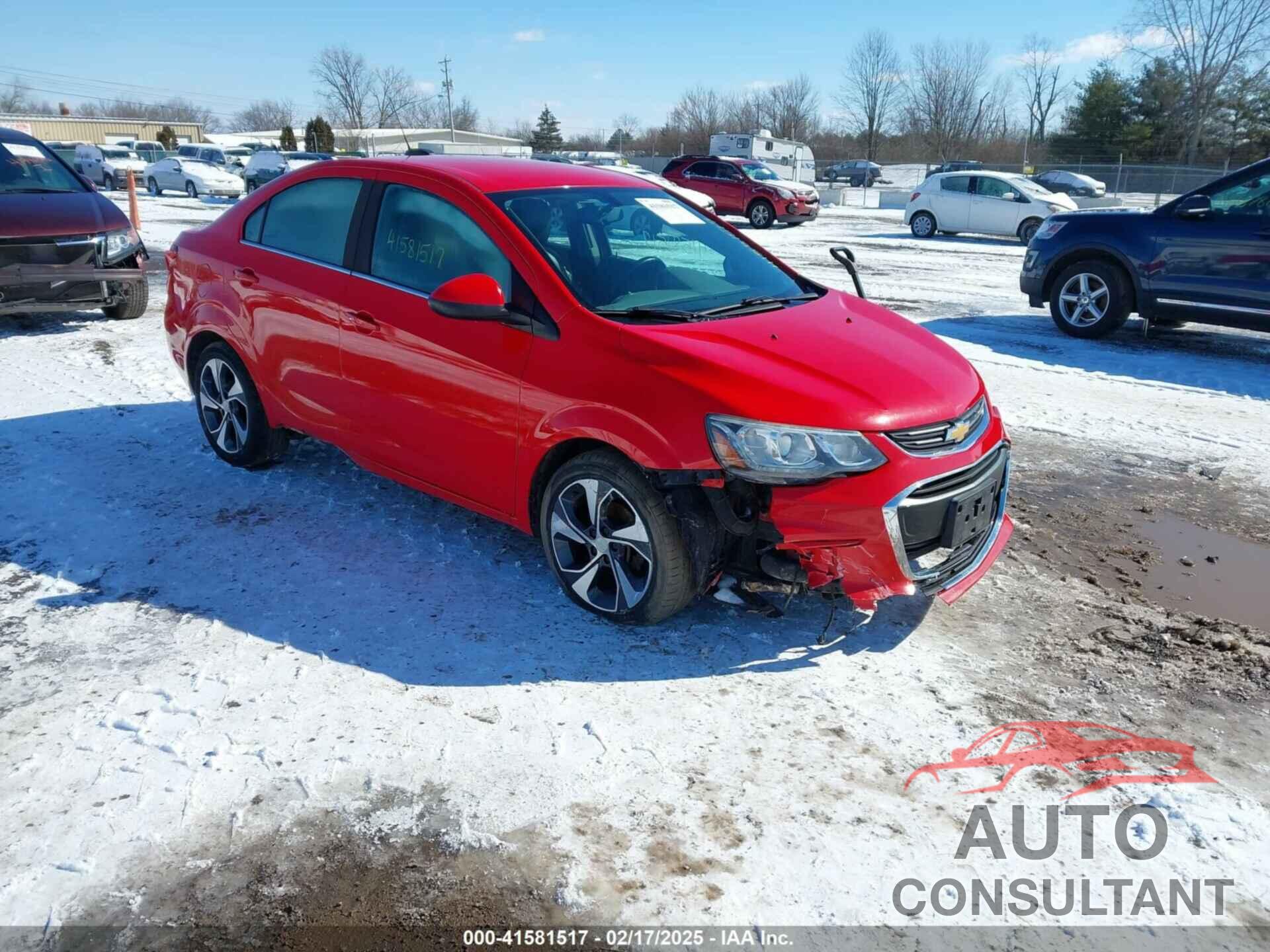 CHEVROLET SONIC 2017 - 1G1JF5SB3H4105742
