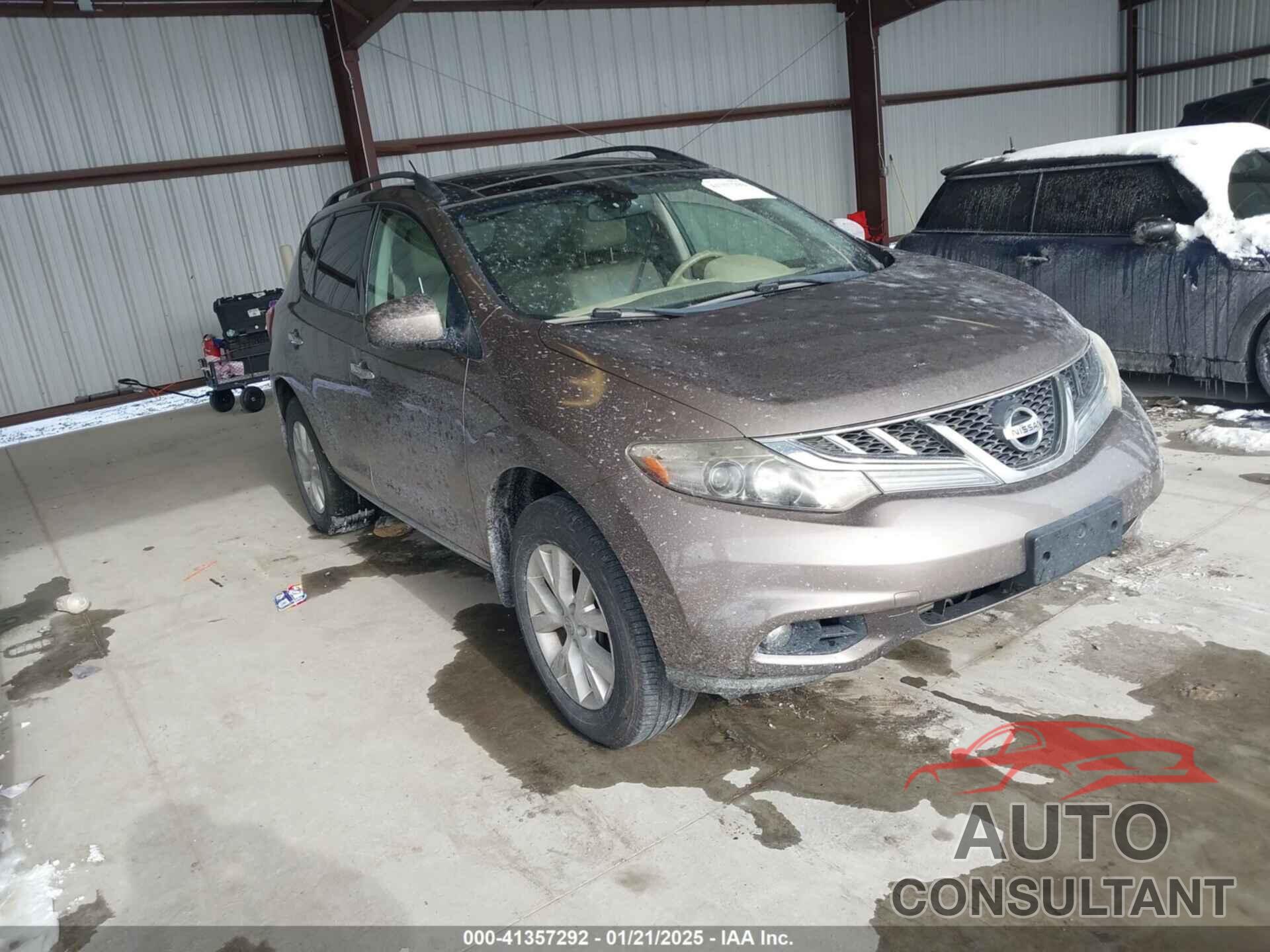 NISSAN MURANO 2012 - JN8AZ1MWXCW200453