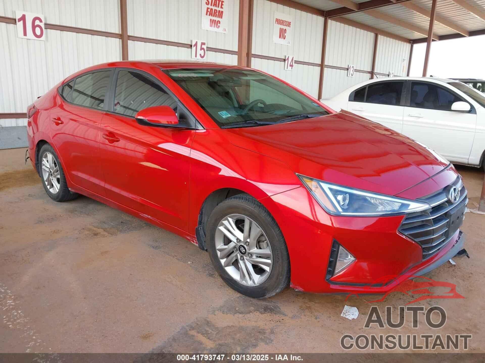 HYUNDAI ELANTRA 2020 - 5NPD84LF3LH572060