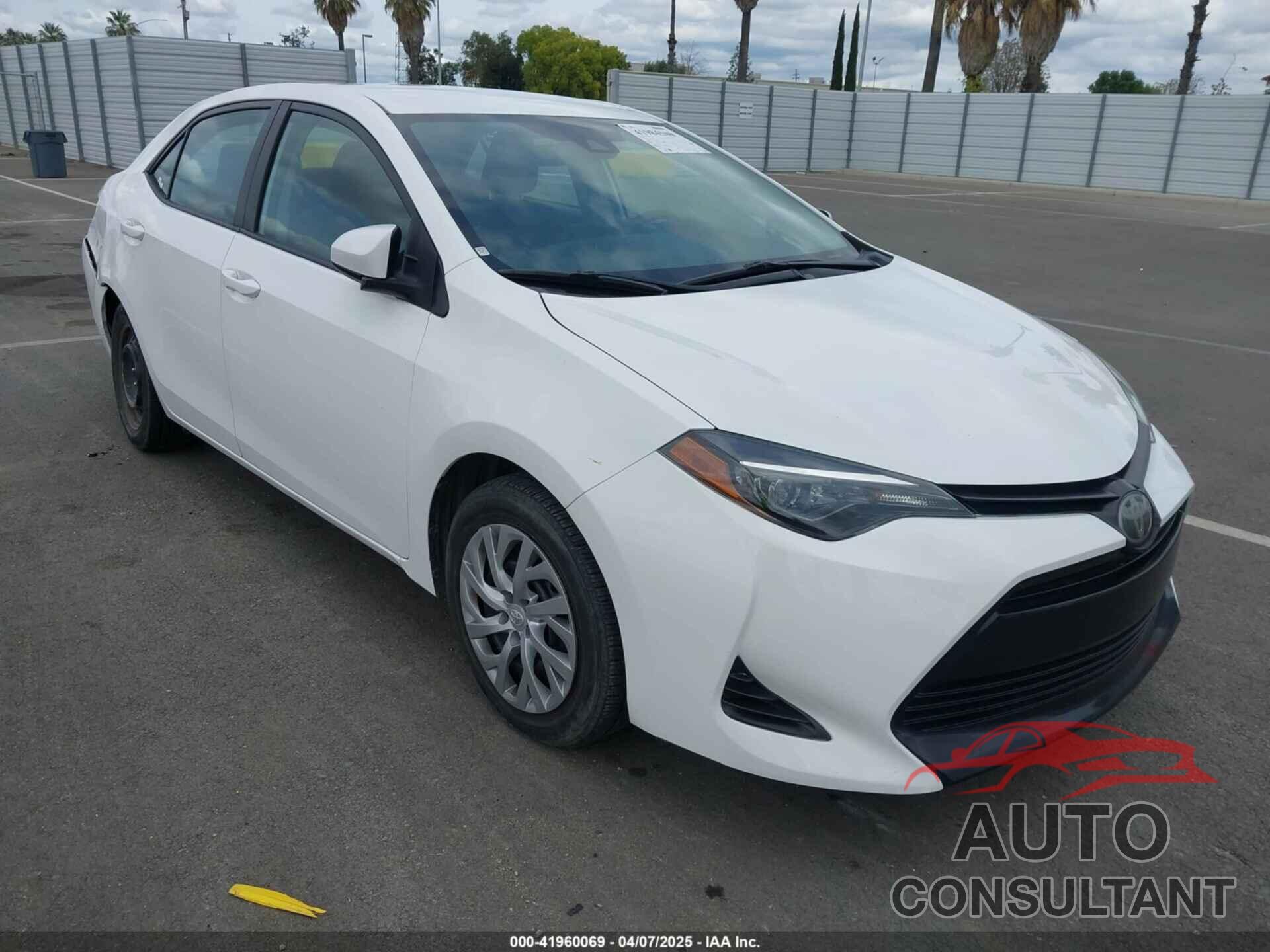 TOYOTA COROLLA 2019 - 2T1BURHEXKC169226