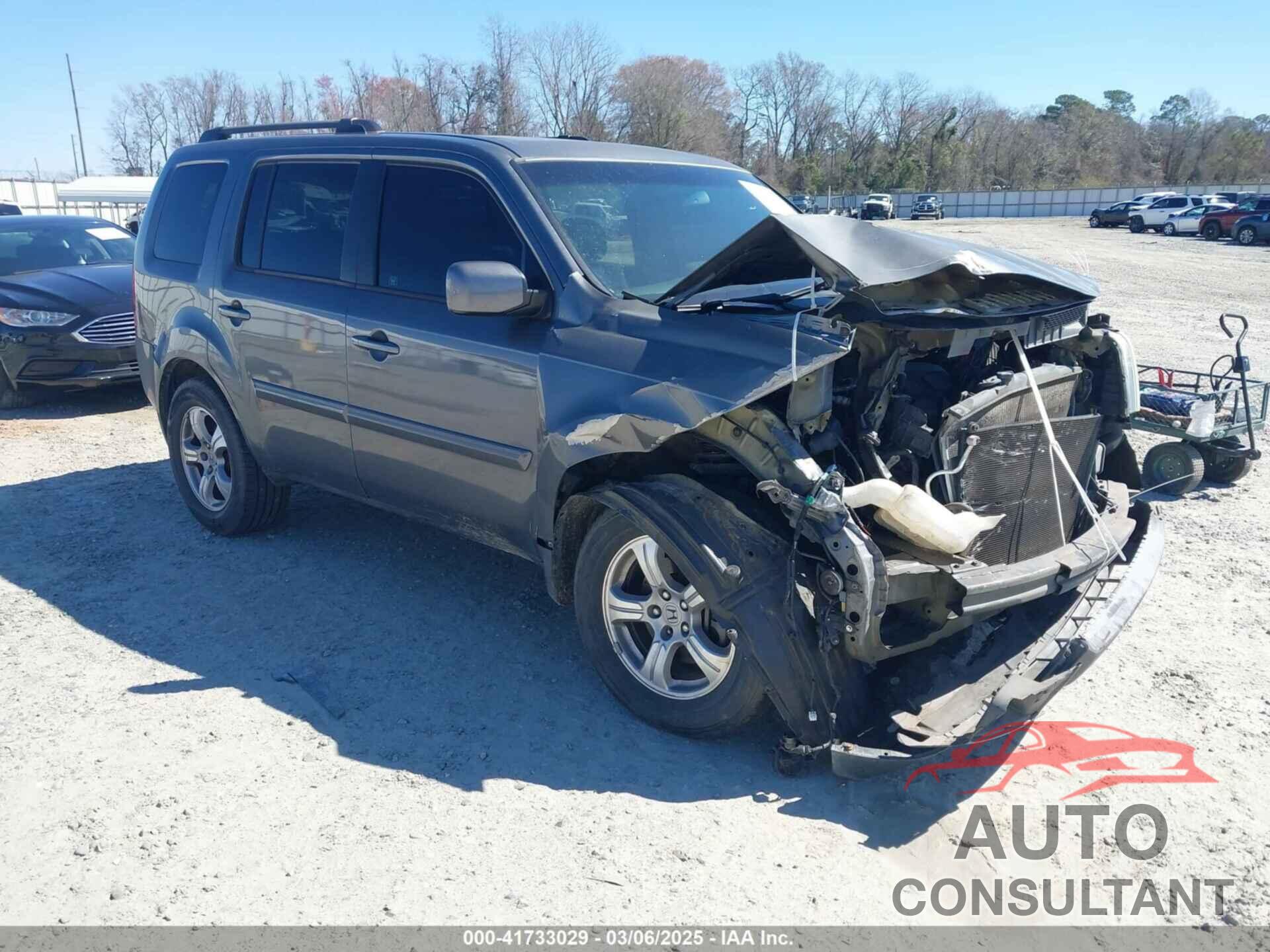 HONDA PILOT 2012 - 5FNYF3H59CB015301