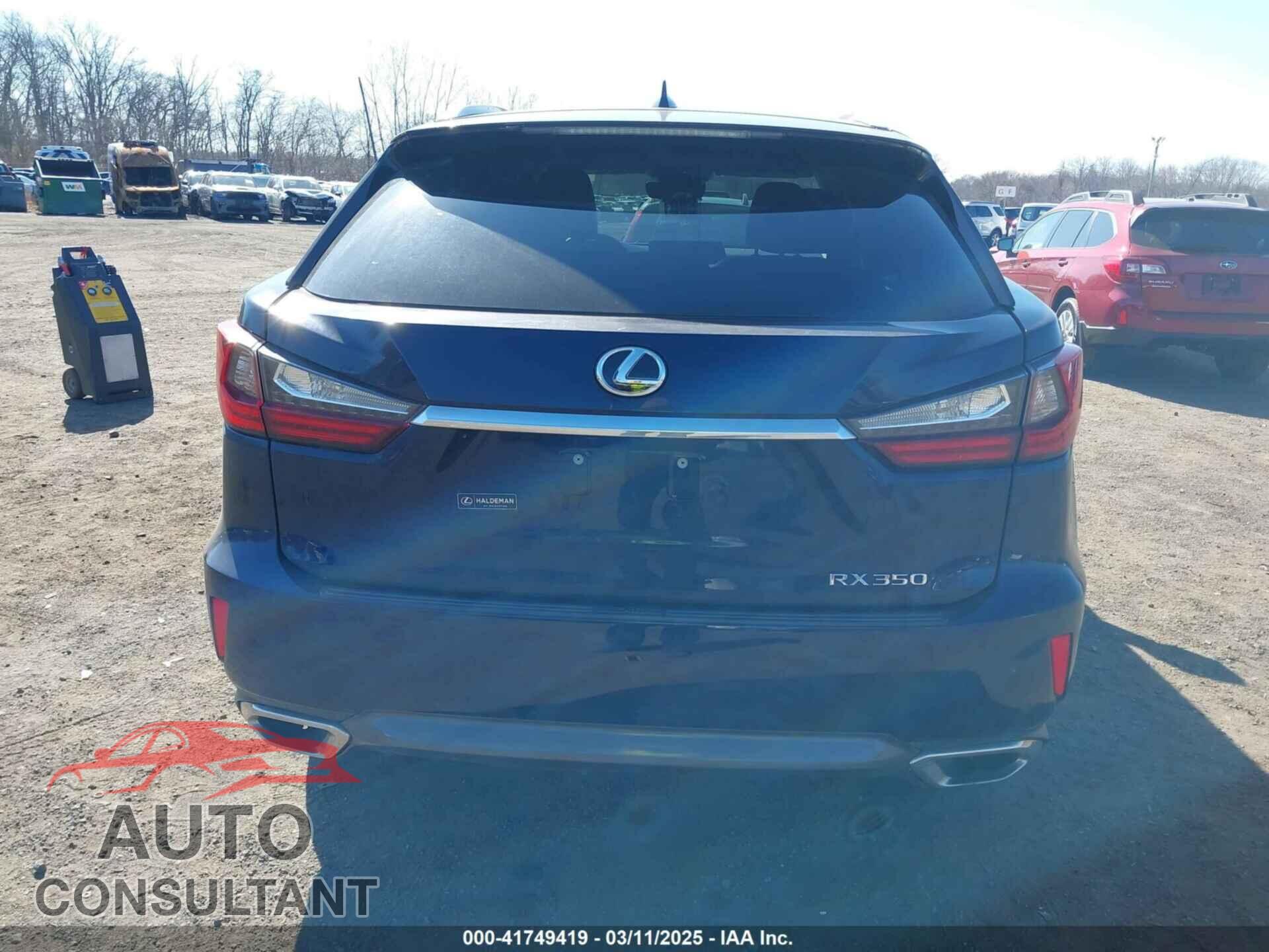 LEXUS RX 350 2017 - 2T2BZMCA2HC129901