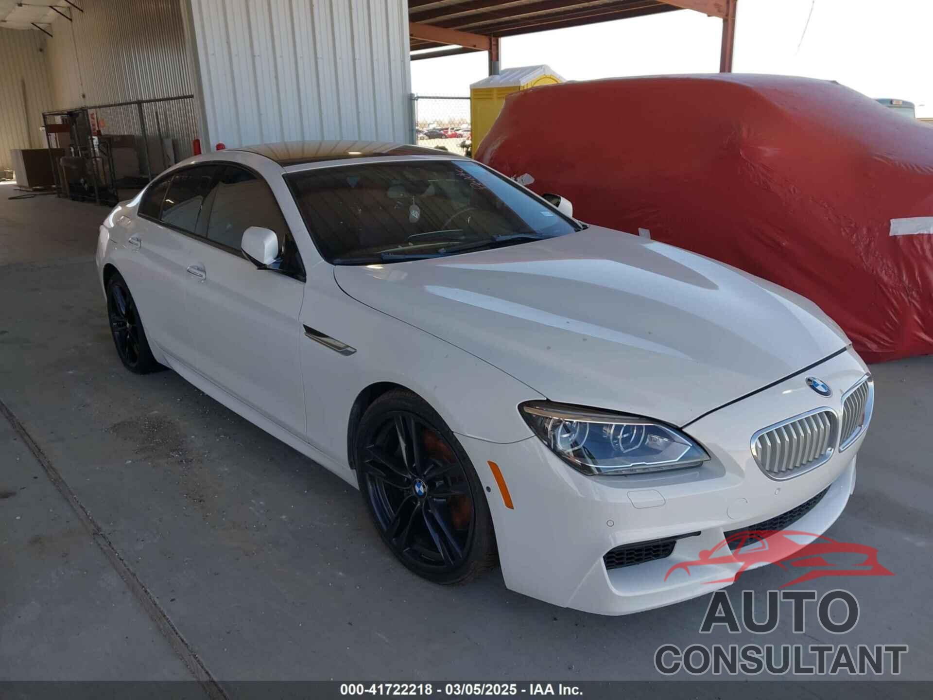 BMW 650I GRAN COUPE 2015 - WBA6B2C58FGB99399