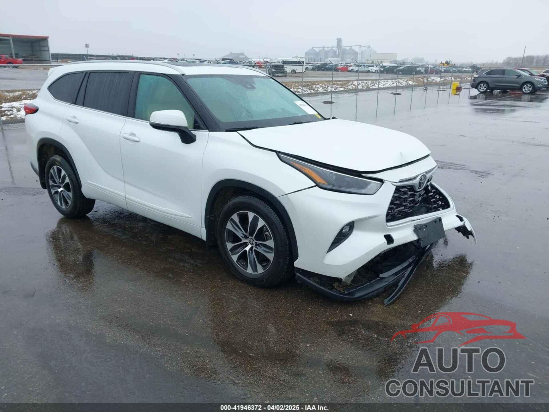 TOYOTA HIGHLANDER 2022 - 5TDGZRBH8NS589556
