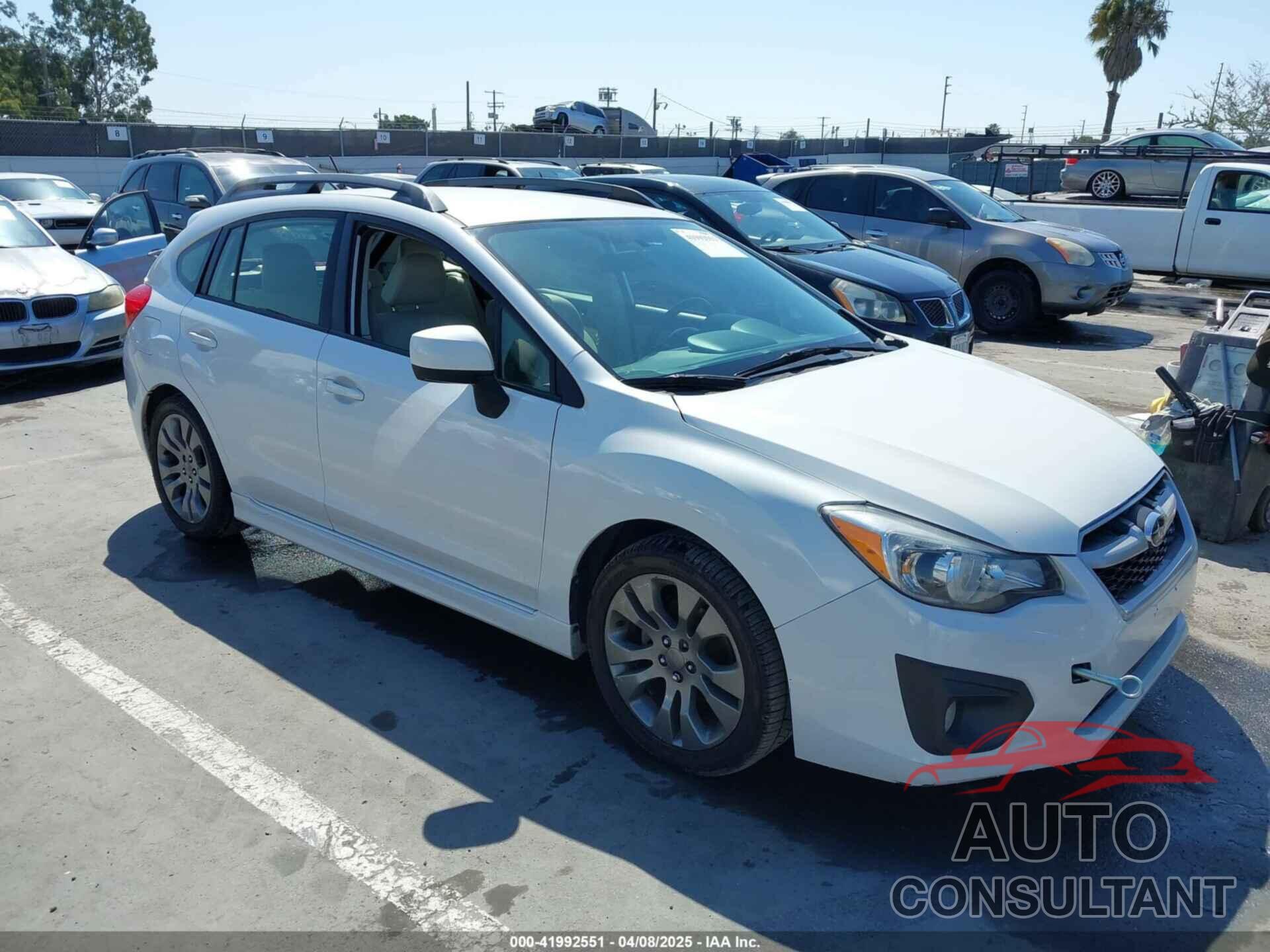SUBARU IMPREZA 2013 - JF1GPAL68DH808139