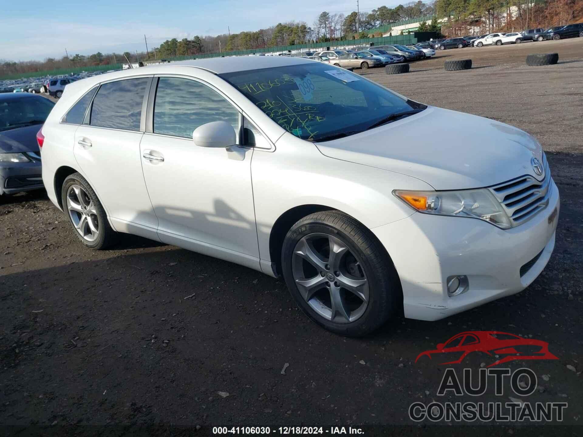 TOYOTA VENZA 2010 - 4T3BK3BBXAU033412