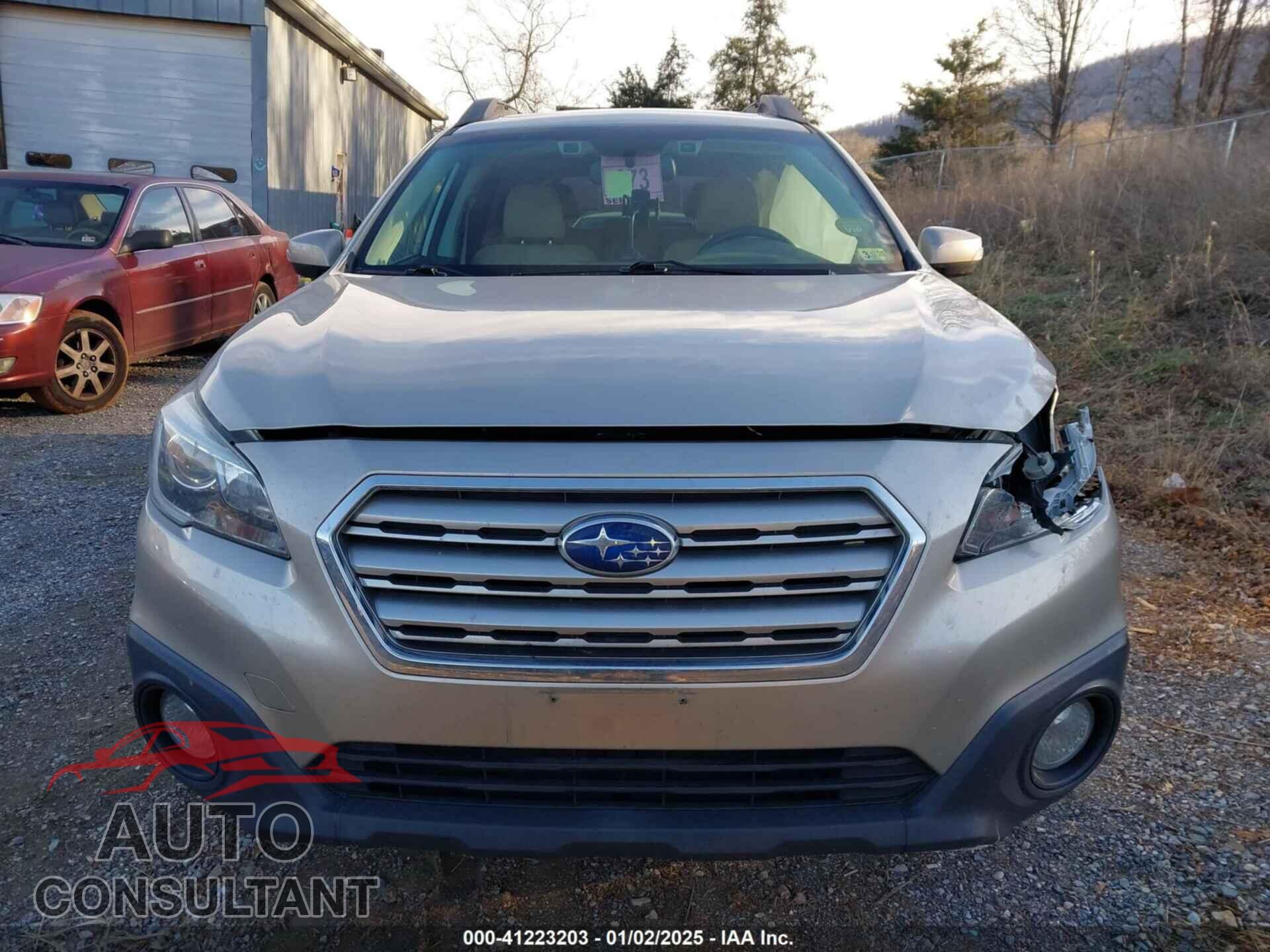 SUBARU OUTBACK 2016 - 4S4BSAHC9G3243611