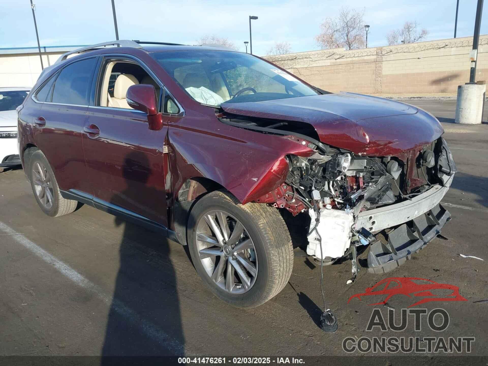 LEXUS RX 350 2015 - 2T2ZK1BA9FC184782