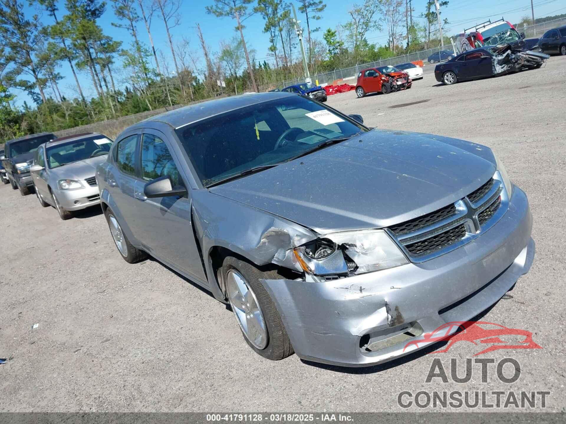 DODGE AVENGER 2013 - 1C3CDZAB8DN658166