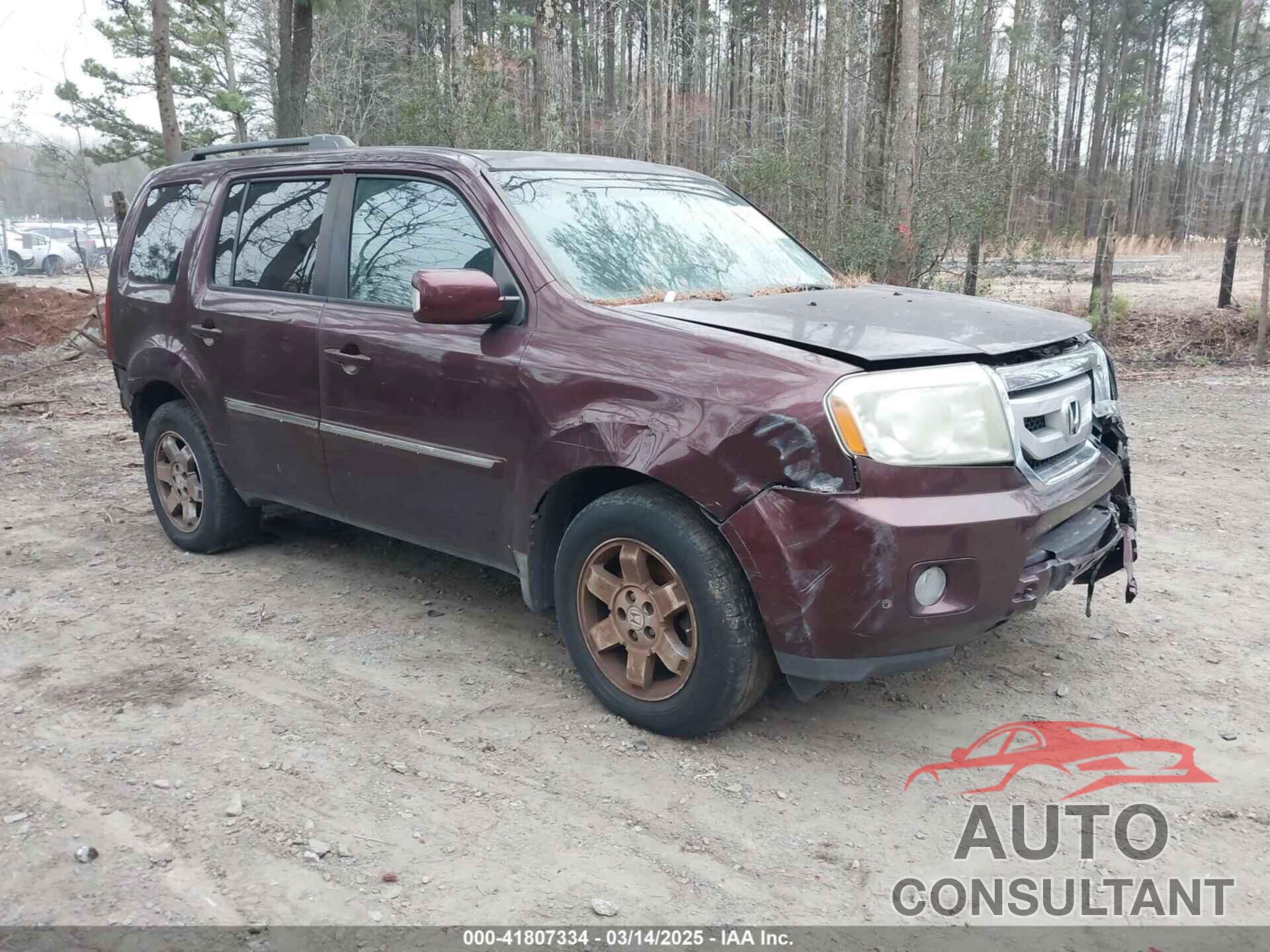 HONDA PILOT 2010 - 5FNYF4H9XAB040715