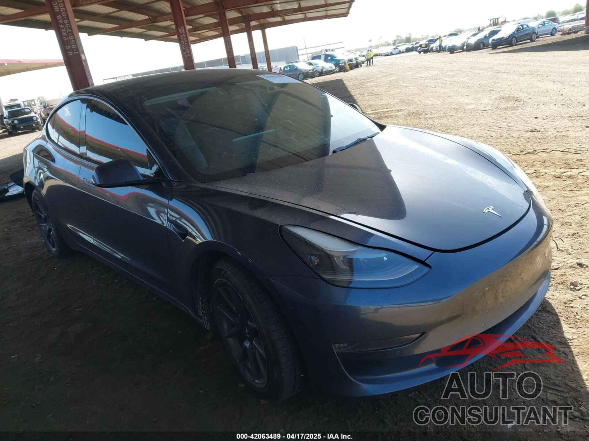 TESLA MODEL 3 2022 - 5YJ3E1EB5NF205806