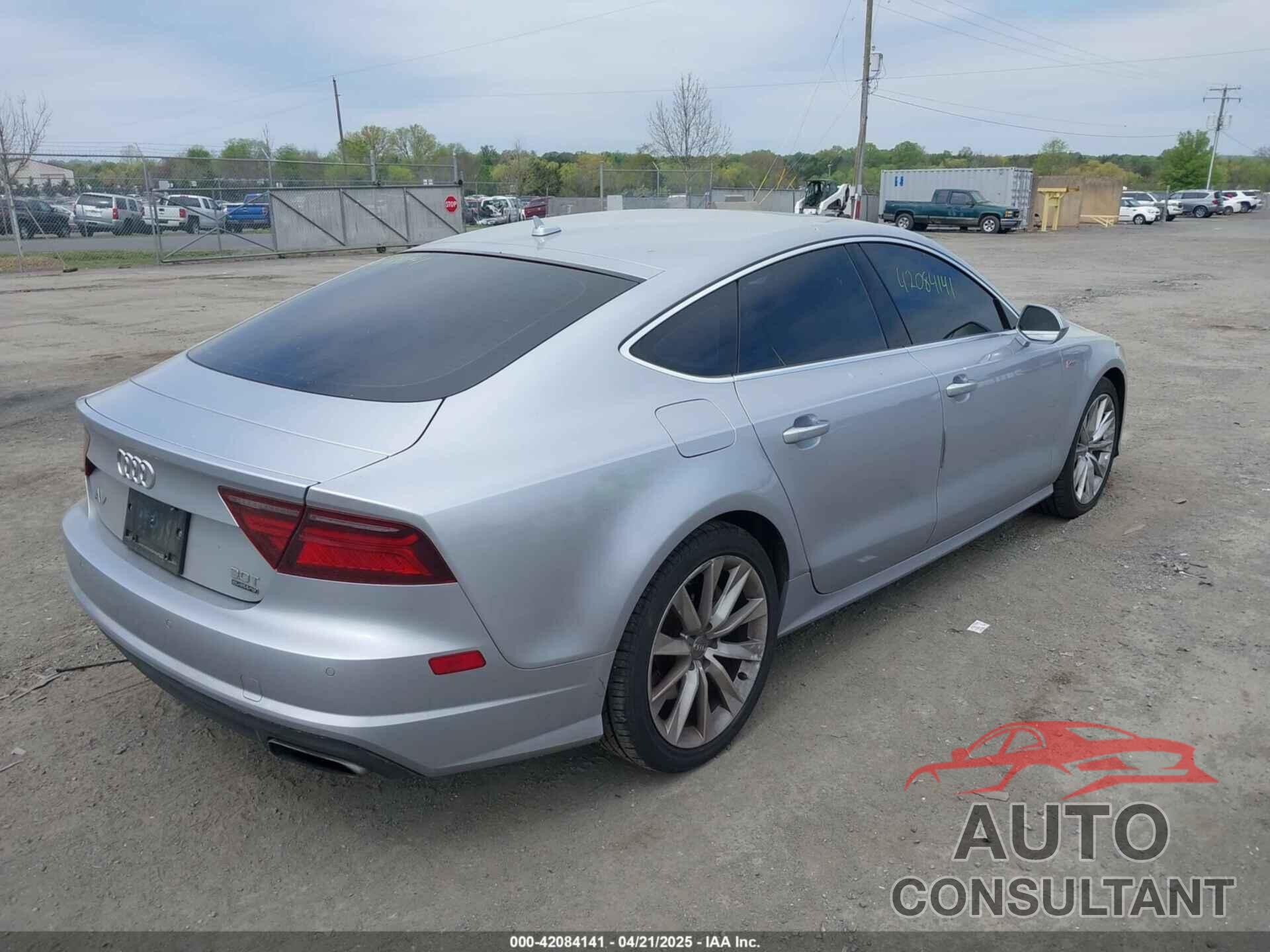 AUDI A7 2016 - WAU2GAFC6GN007637