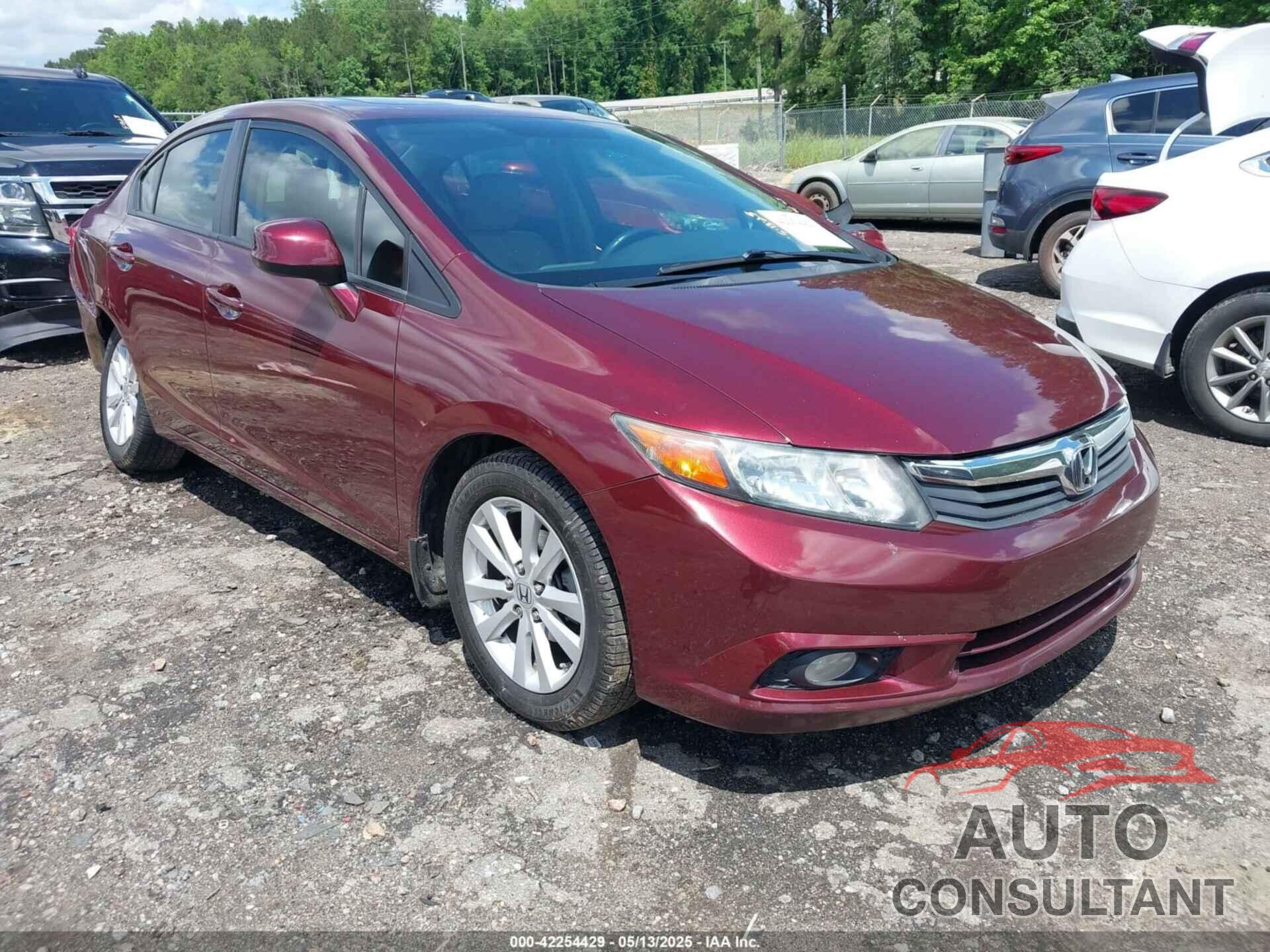 HONDA CIVIC 2012 - 2HGFB2F90CH542772