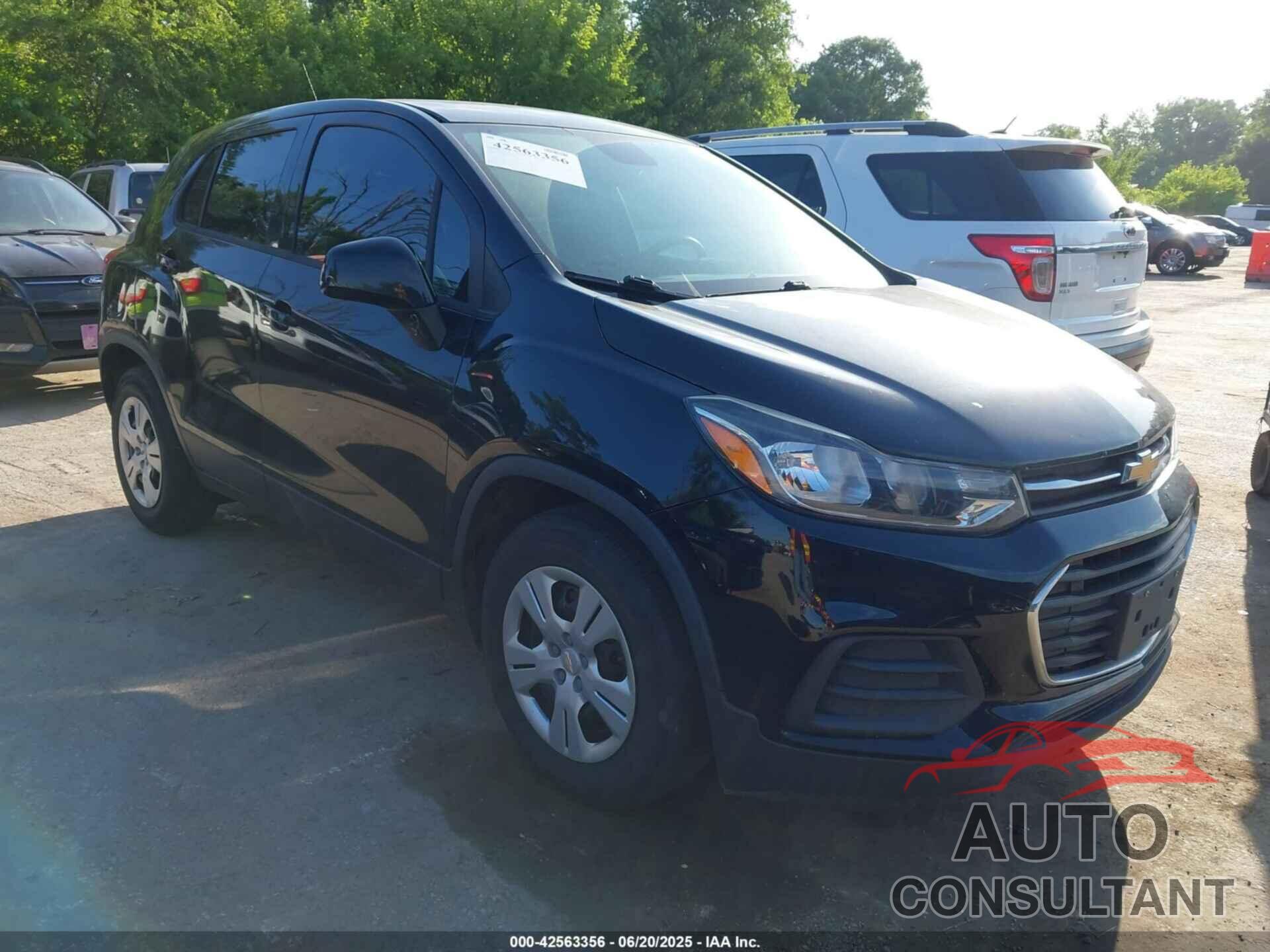 CHEVROLET TRAX 2017 - 3GNCJKSB6HL269906