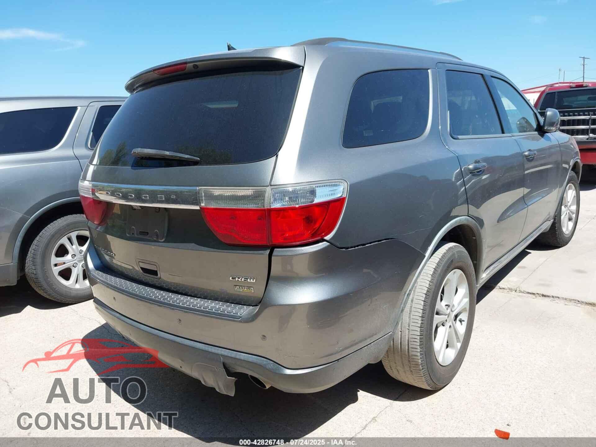 DODGE DURANGO 2012 - 1C4RDHDG7CC126554