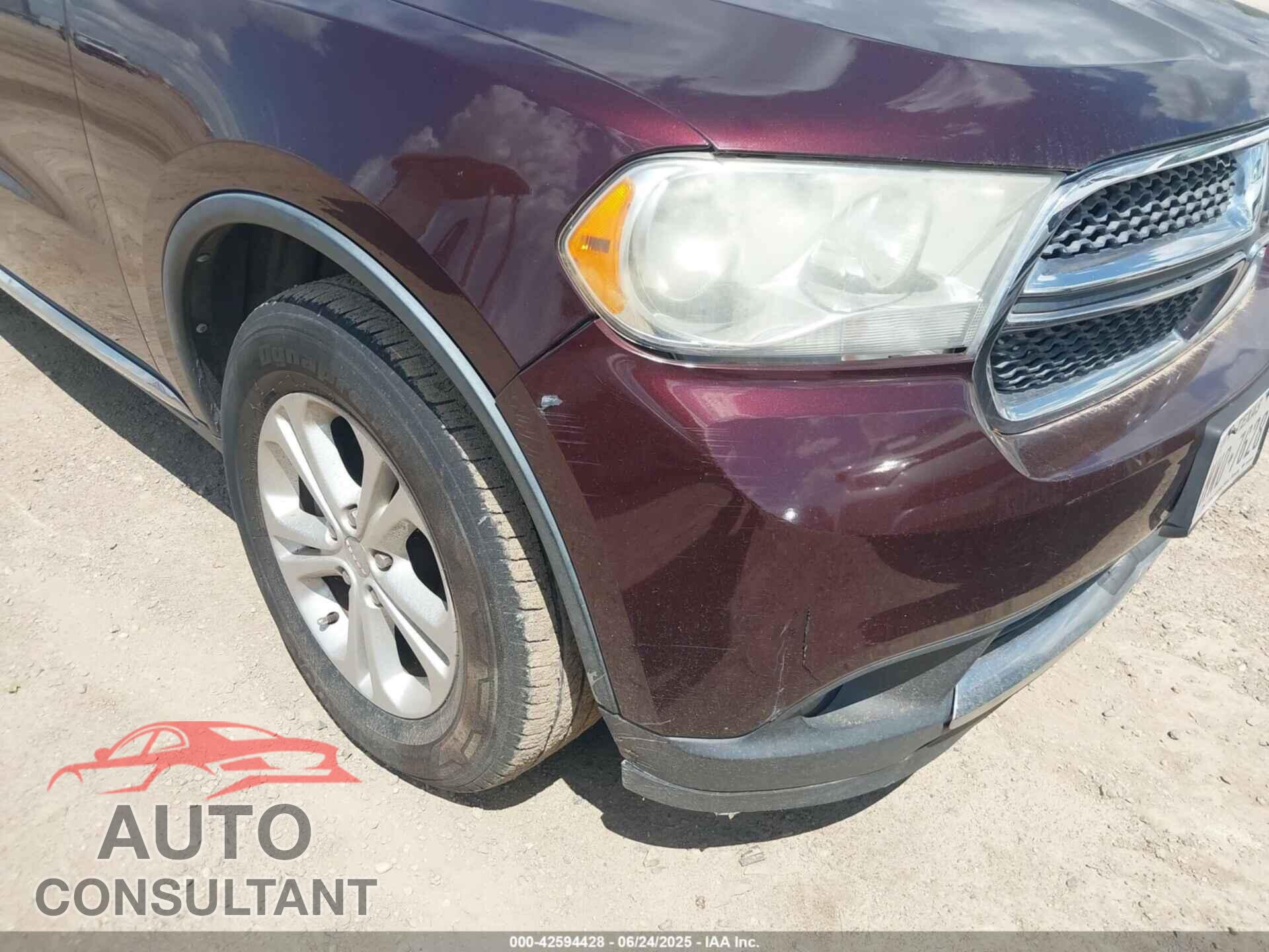 DODGE DURANGO 2012 - 1C4RDHAG6CC301302