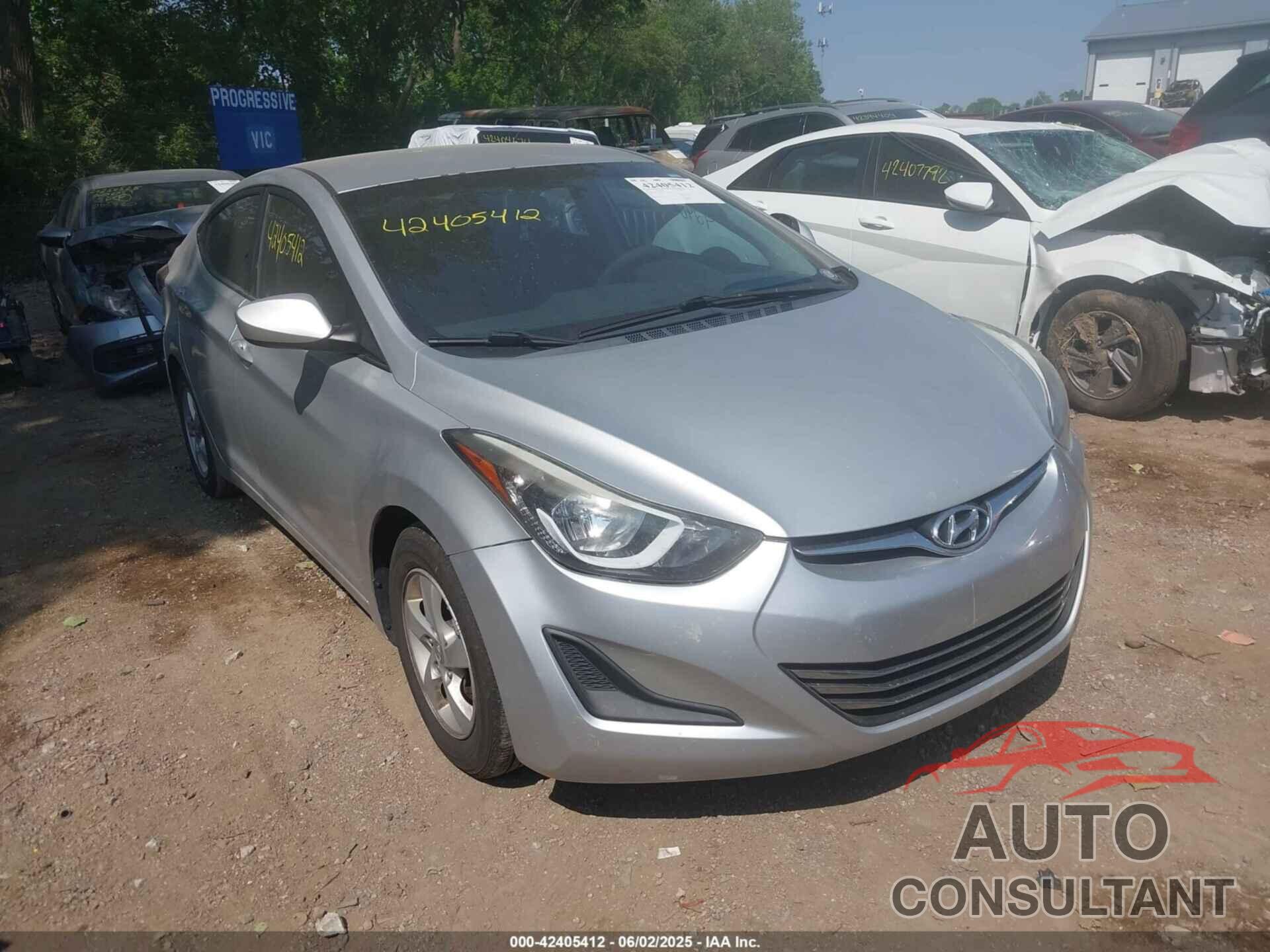 HYUNDAI ELANTRA 2015 - 5NPDH4AE0FH581099