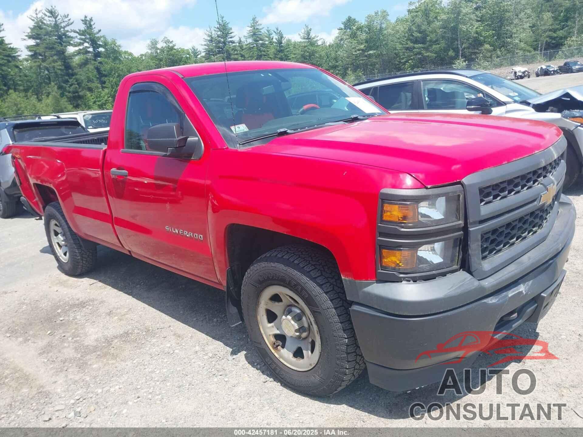 CHEVROLET SILVERADO 1500 2014 - 1GCNKPEH8EZ333301