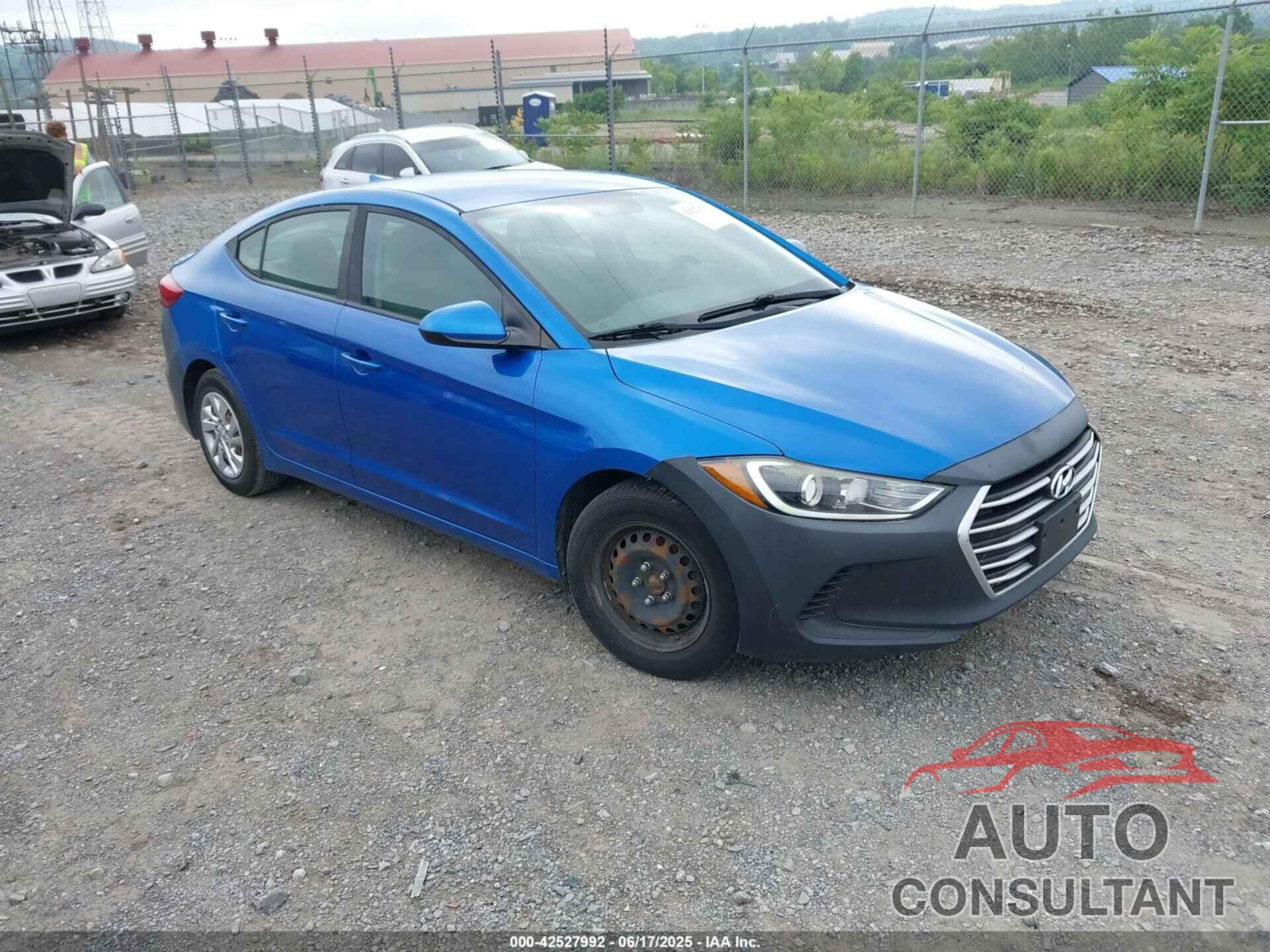 HYUNDAI ELANTRA 2017 - KMHD74LF0HU071915