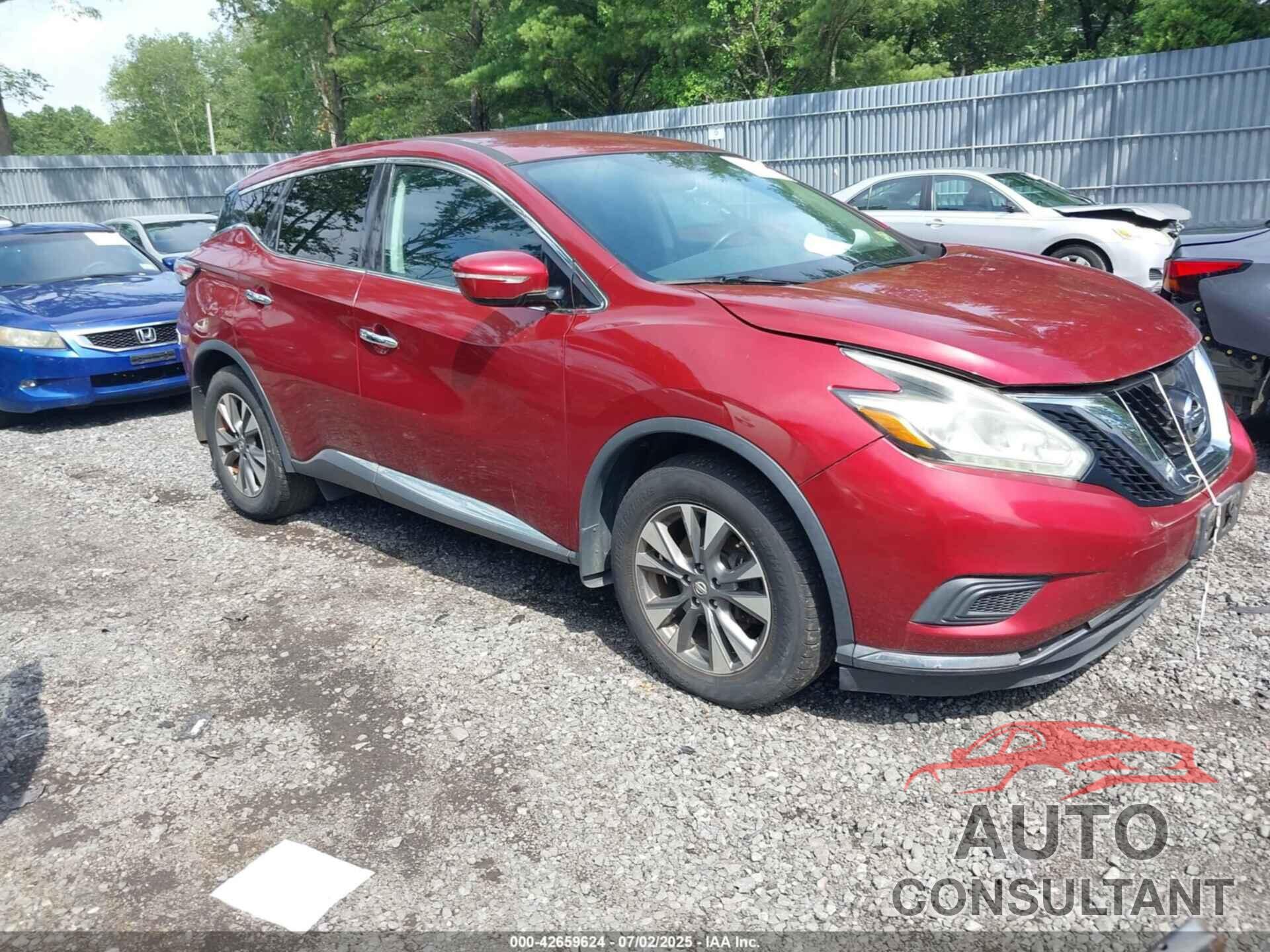 NISSAN MURANO 2015 - 5N1AZ2MH9FN274570