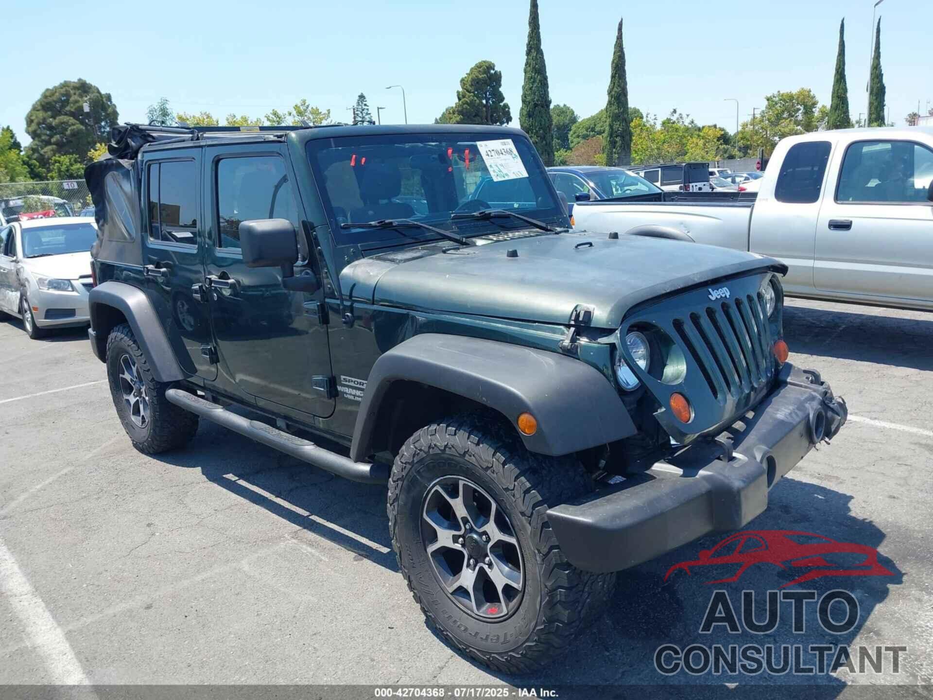 JEEP WRANGLER UNLIMITED 2011 - 1J4BA3H13BL564595