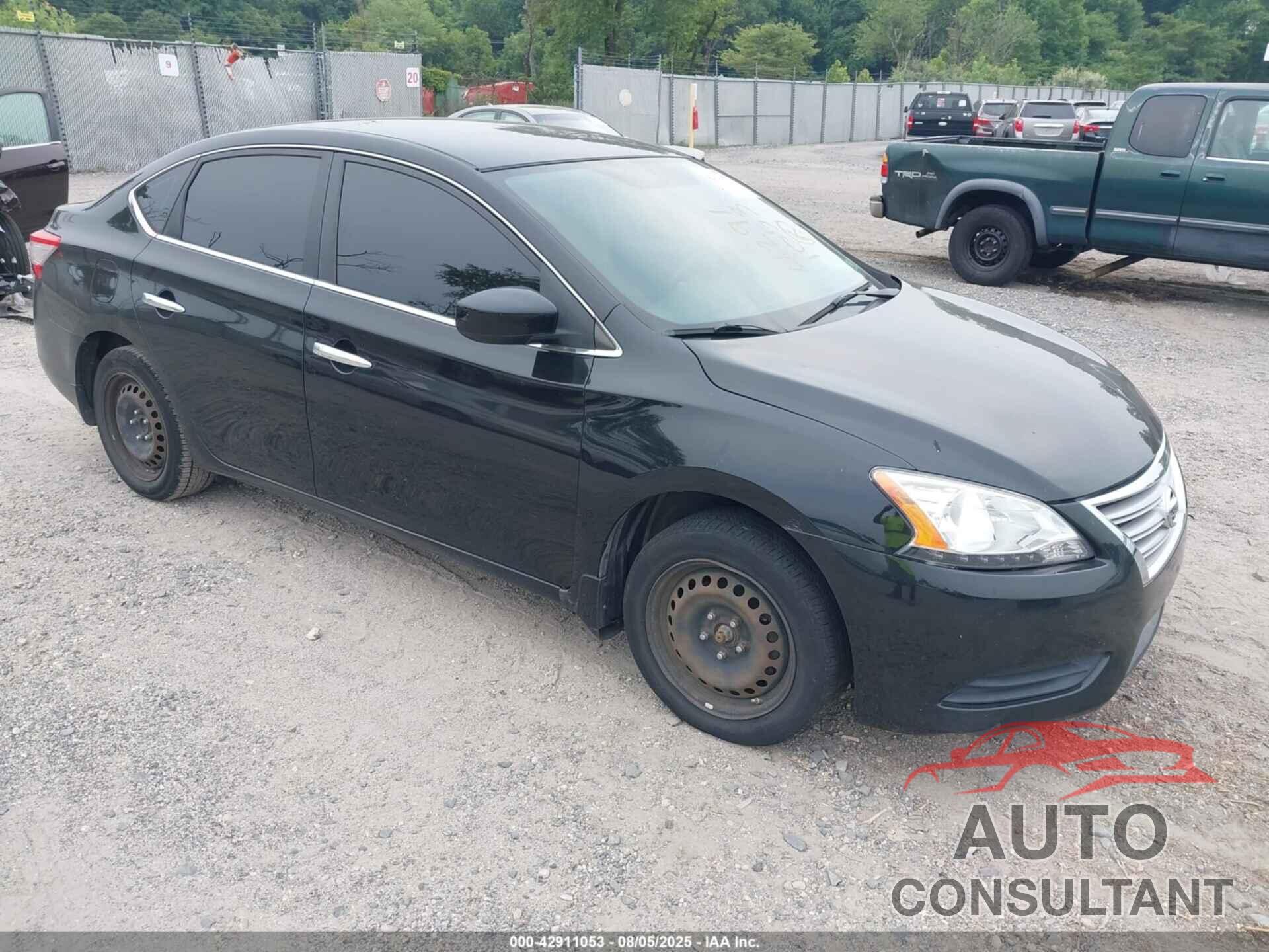 NISSAN SENTRA 2013 - 1N4AB7AP7DN908687