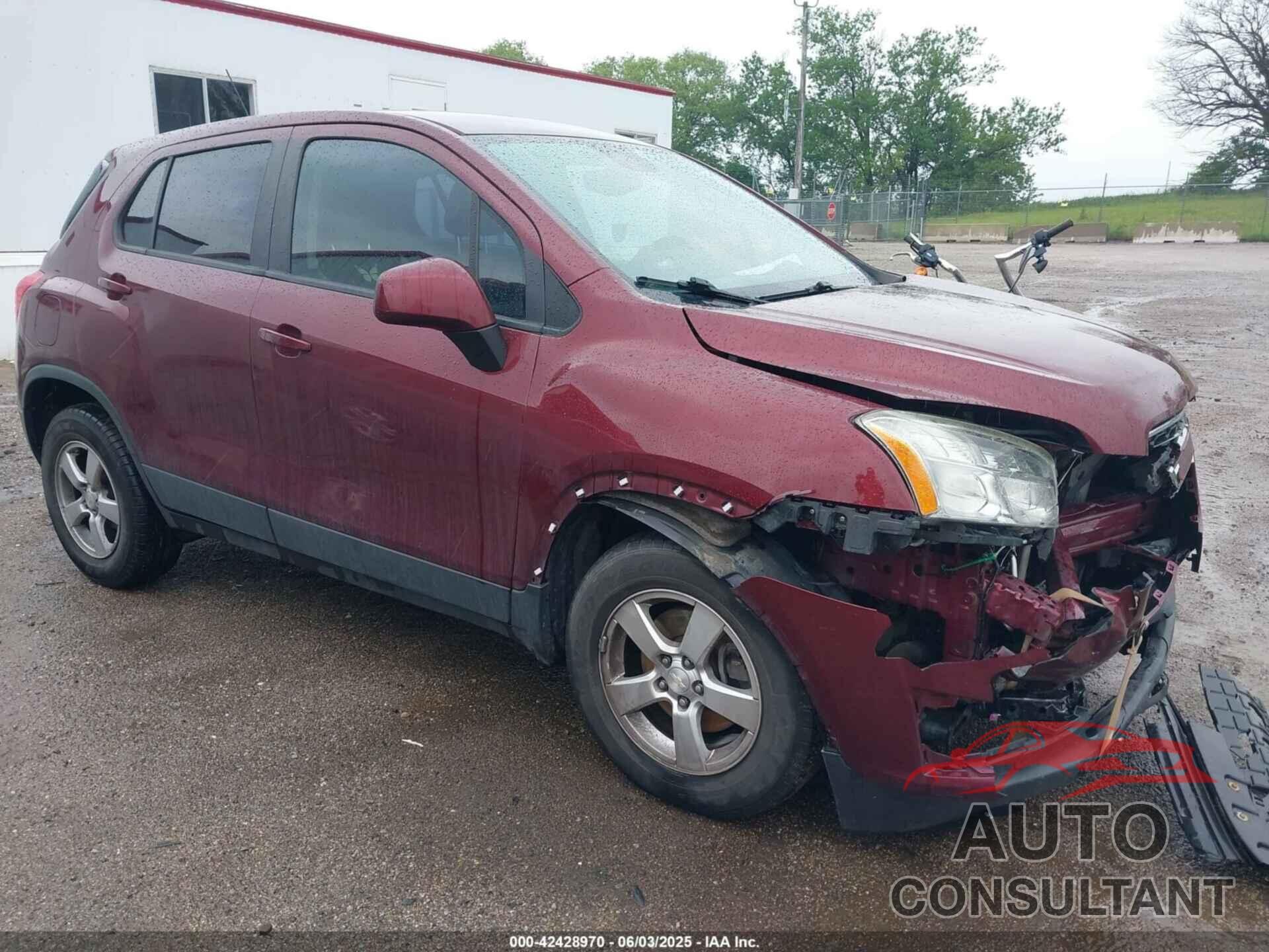 CHEVROLET TRAX 2016 - 3GNCJNSB0GL250512