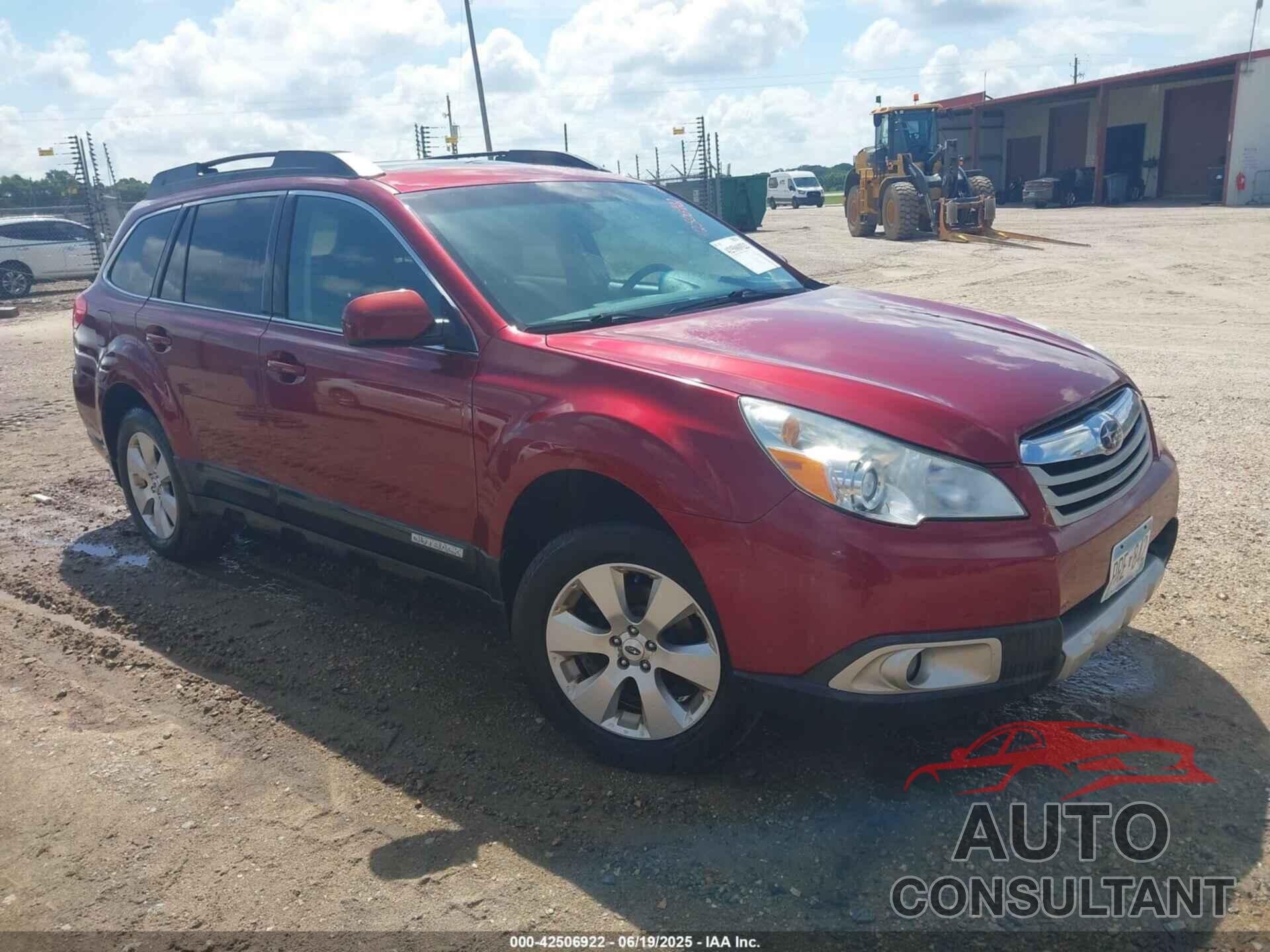 SUBARU OUTBACK 2012 - 4S4BRCKC8C3226406