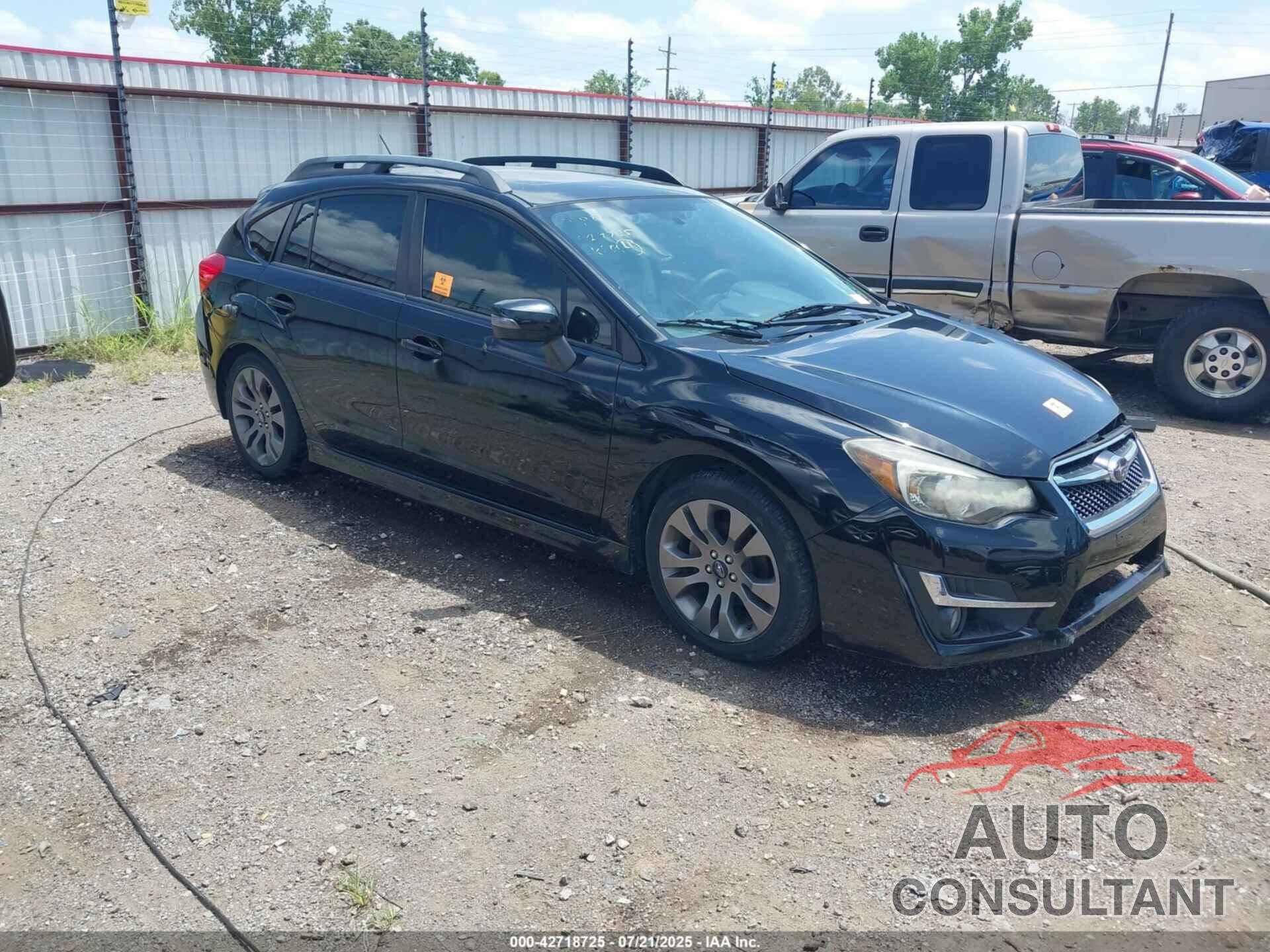 SUBARU IMPREZA 2015 - JF1GPAY69F8238065
