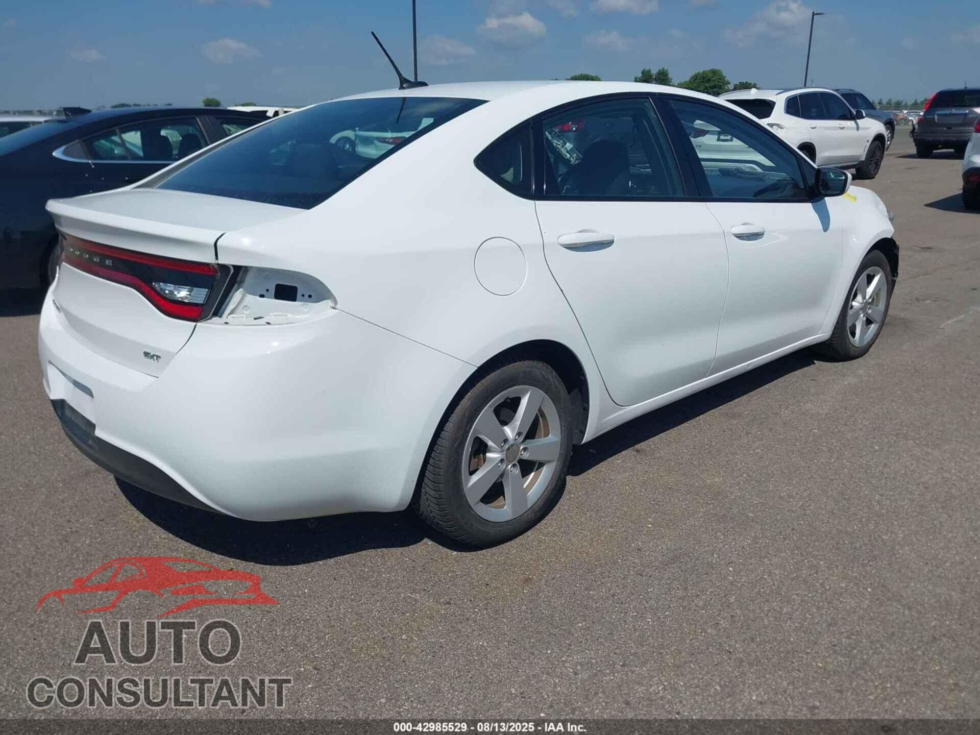 DODGE DART 2015 - 1C3CDFBB5FD362611