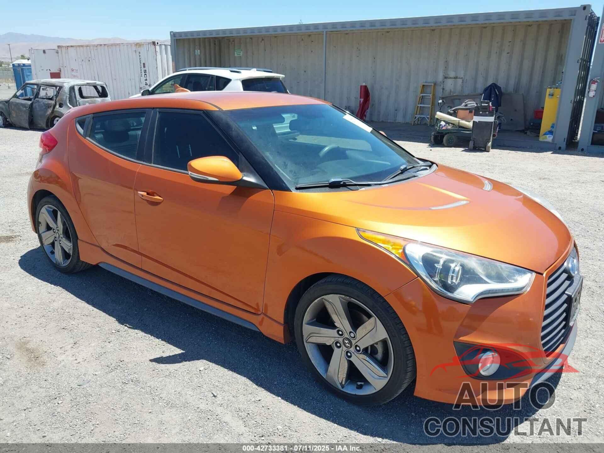 HYUNDAI VELOSTER 2015 - KMHTC6AE0FU220219