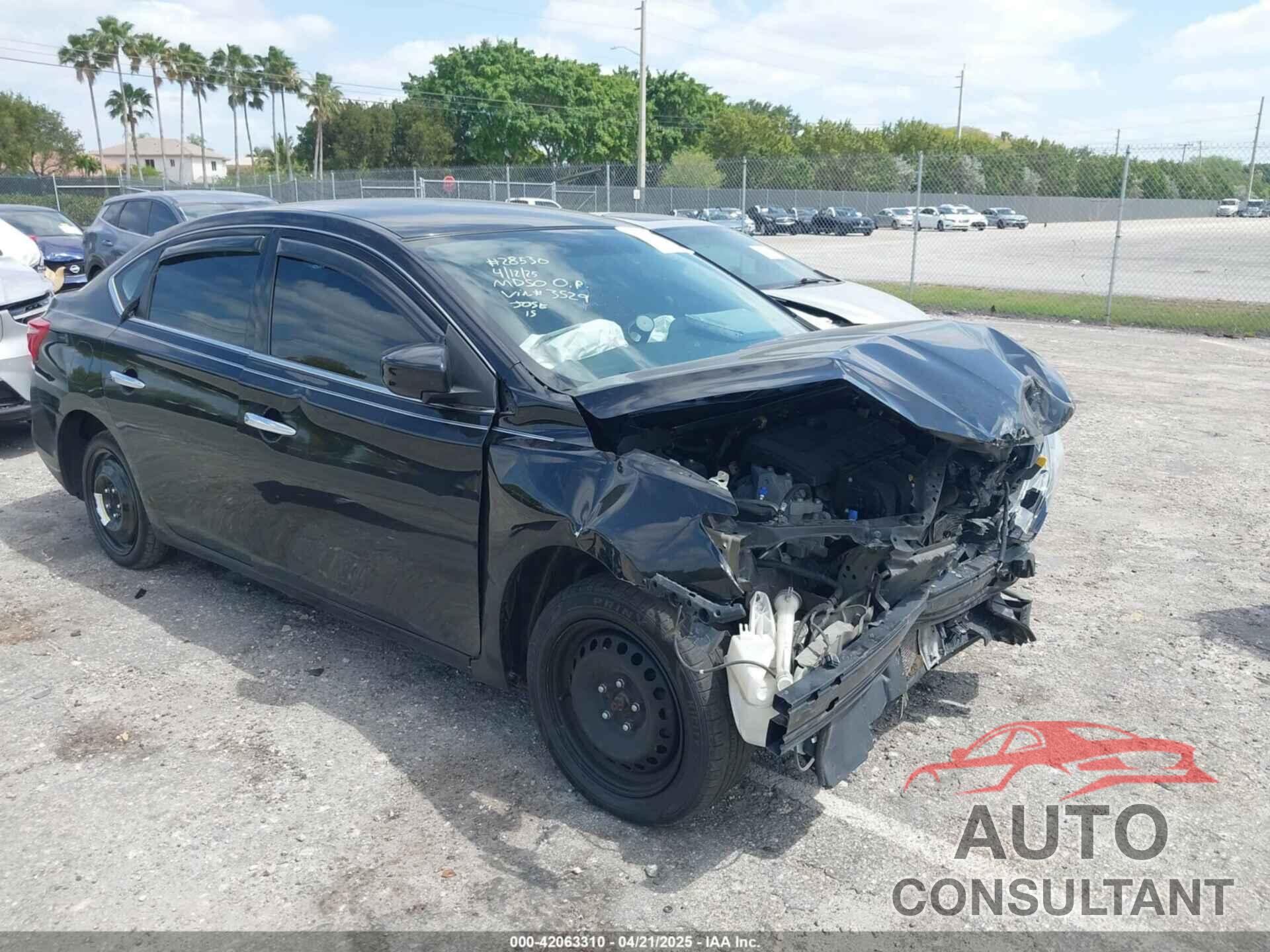 NISSAN SENTRA 2018 - 3N1AB7AP0JY313529