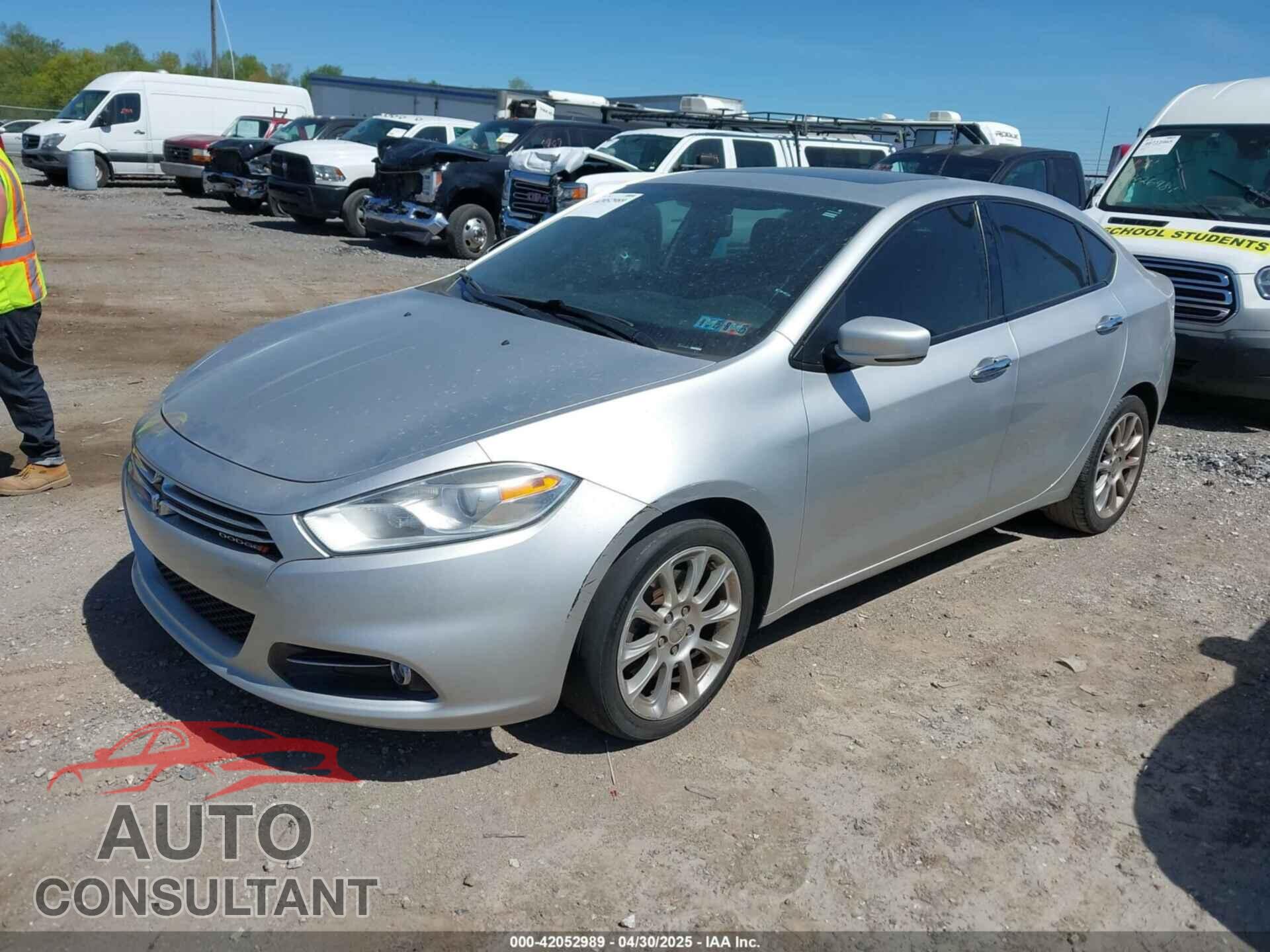 DODGE DART 2013 - 1C3CDFCA9DD334426