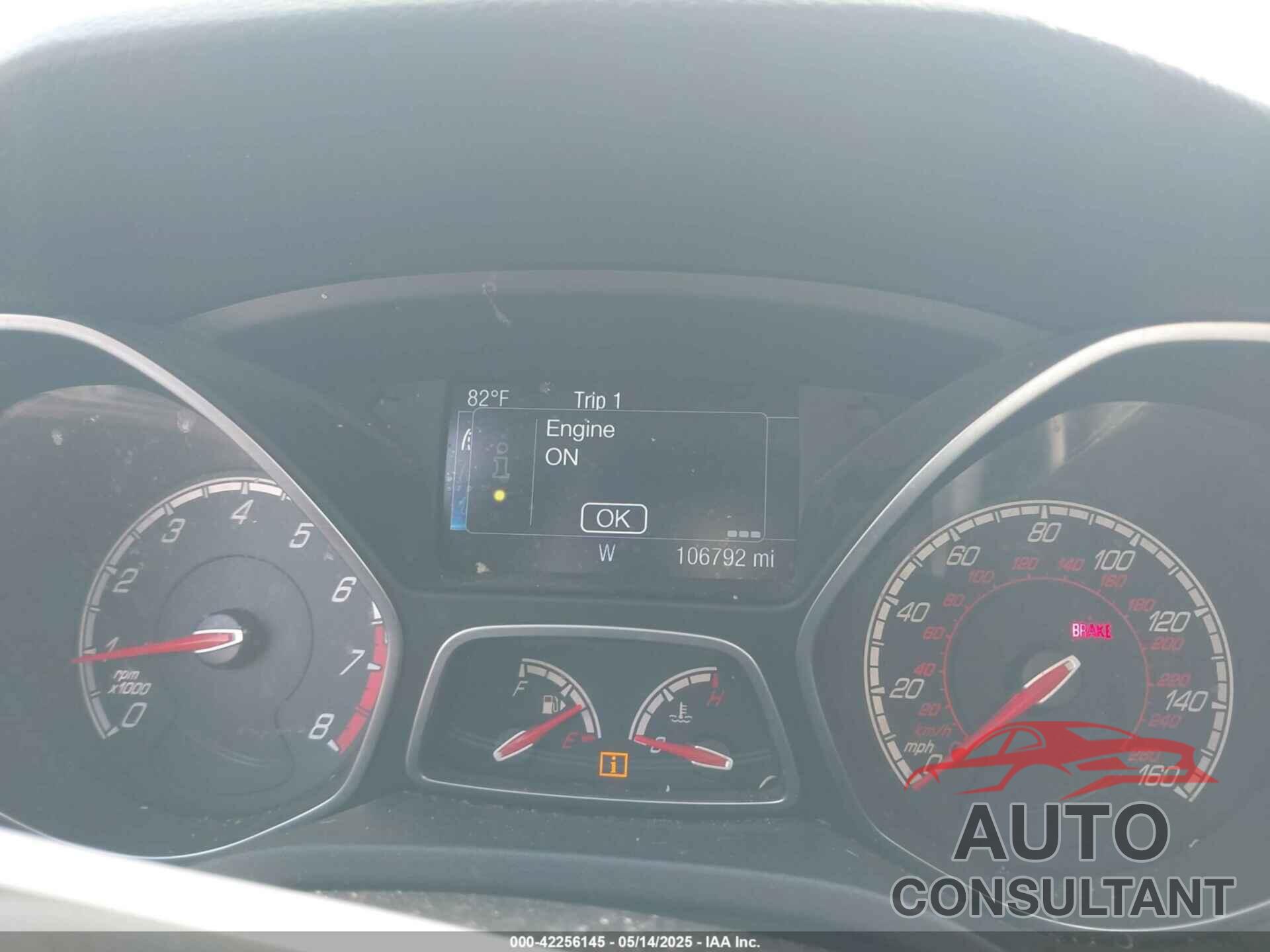 FORD FOCUS ST 2014 - 1FADP3L92EL268410