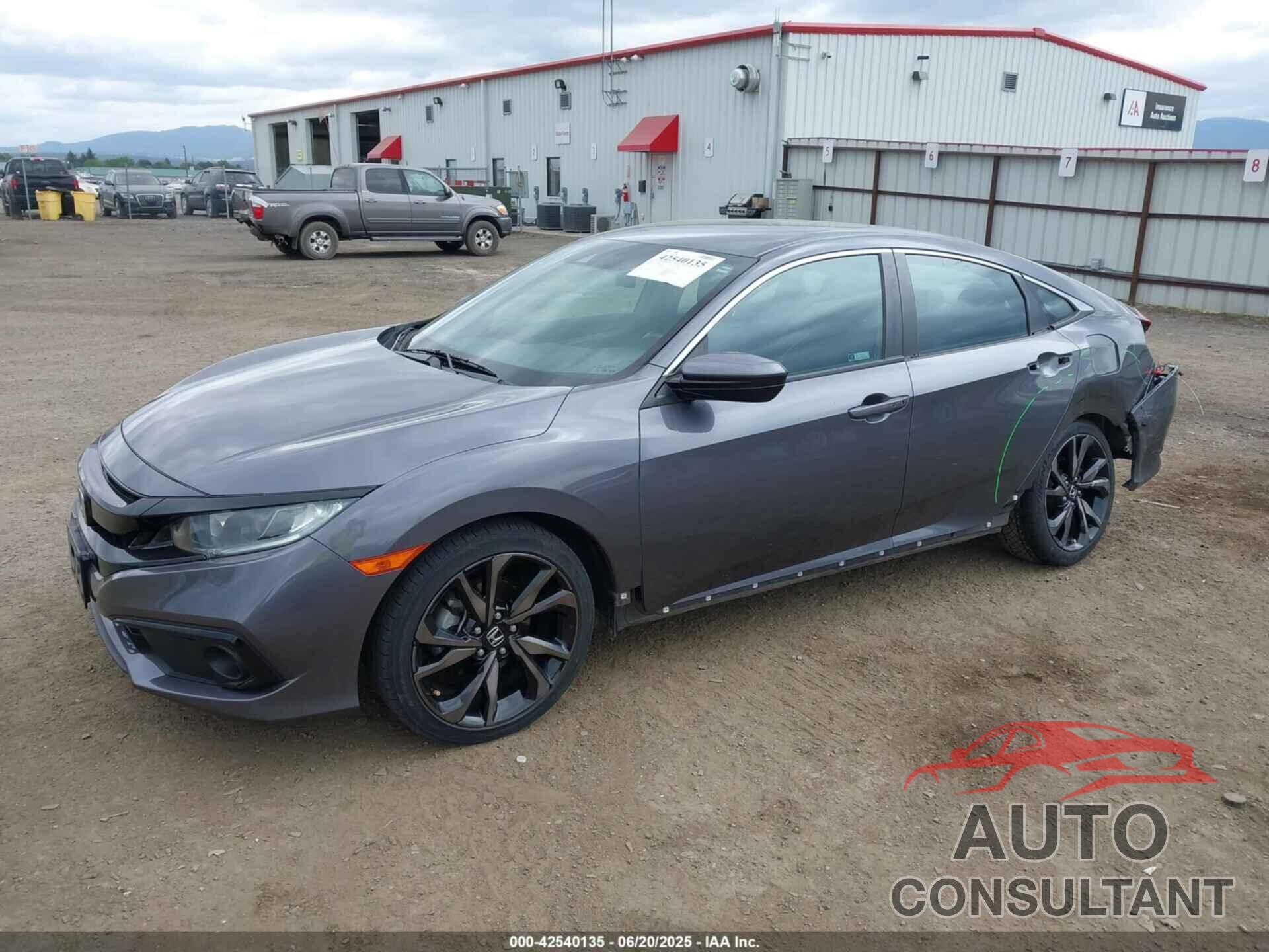 HONDA CIVIC 2019 - 2HGFC2F89KH500846