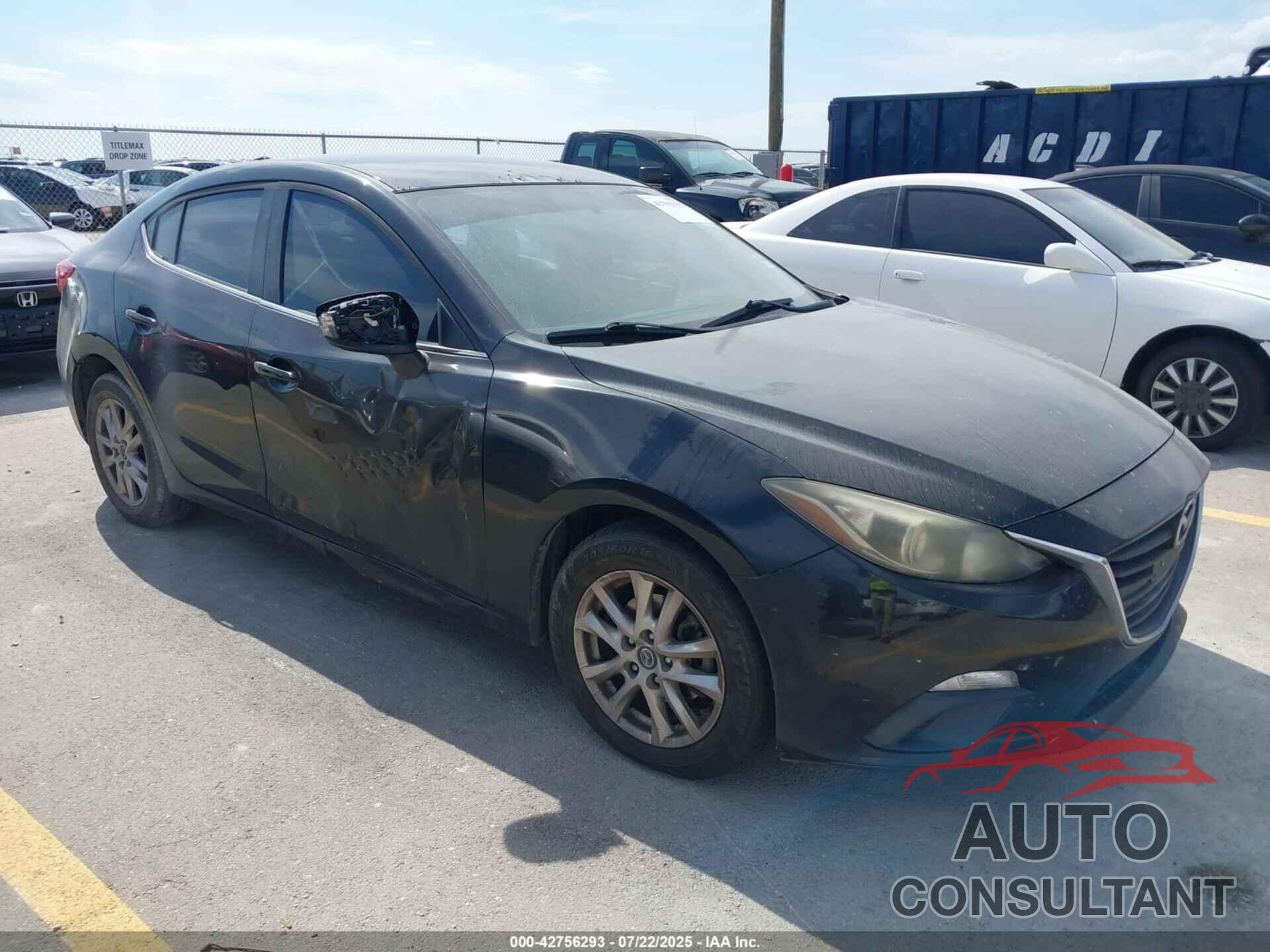 MAZDA MAZDA3 2014 - JM1BM1V72E1108484