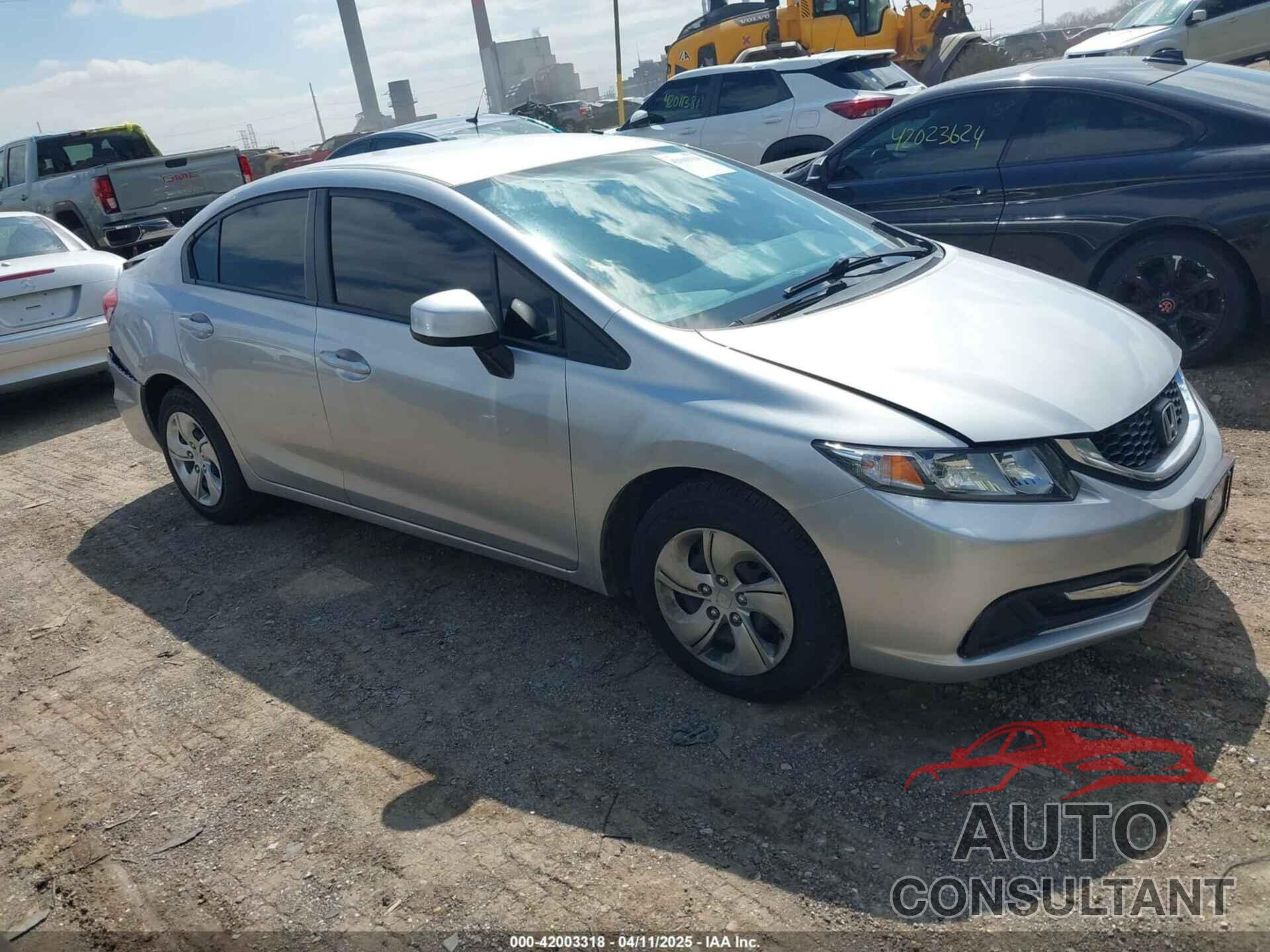 HONDA CIVIC 2013 - 19XFB2F53DE098893