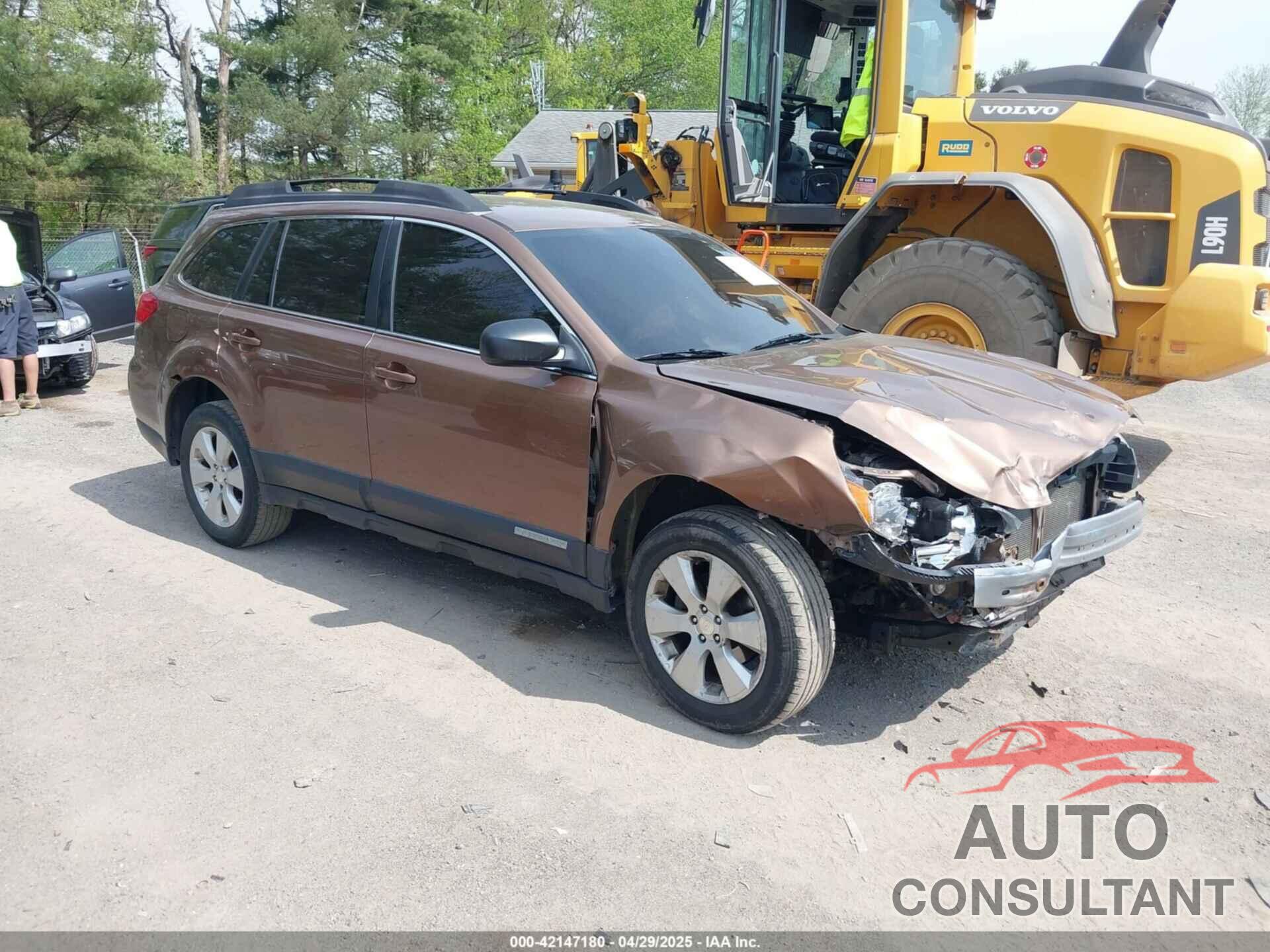 SUBARU OUTBACK 2011 - 4S4BRBAC0B3391036