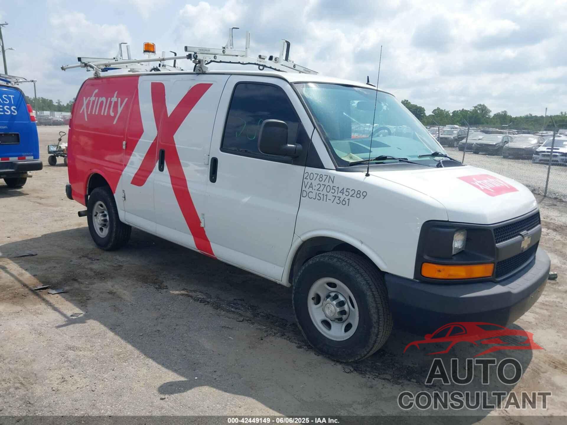 CHEVROLET EXPRESS 2500 2015 - 1GCWGFCF6F1159195