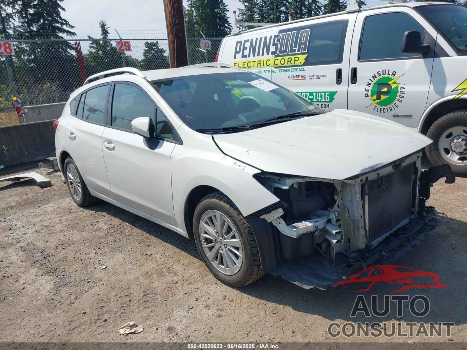 SUBARU IMPREZA 2017 - 4S3GTAB61H3718731