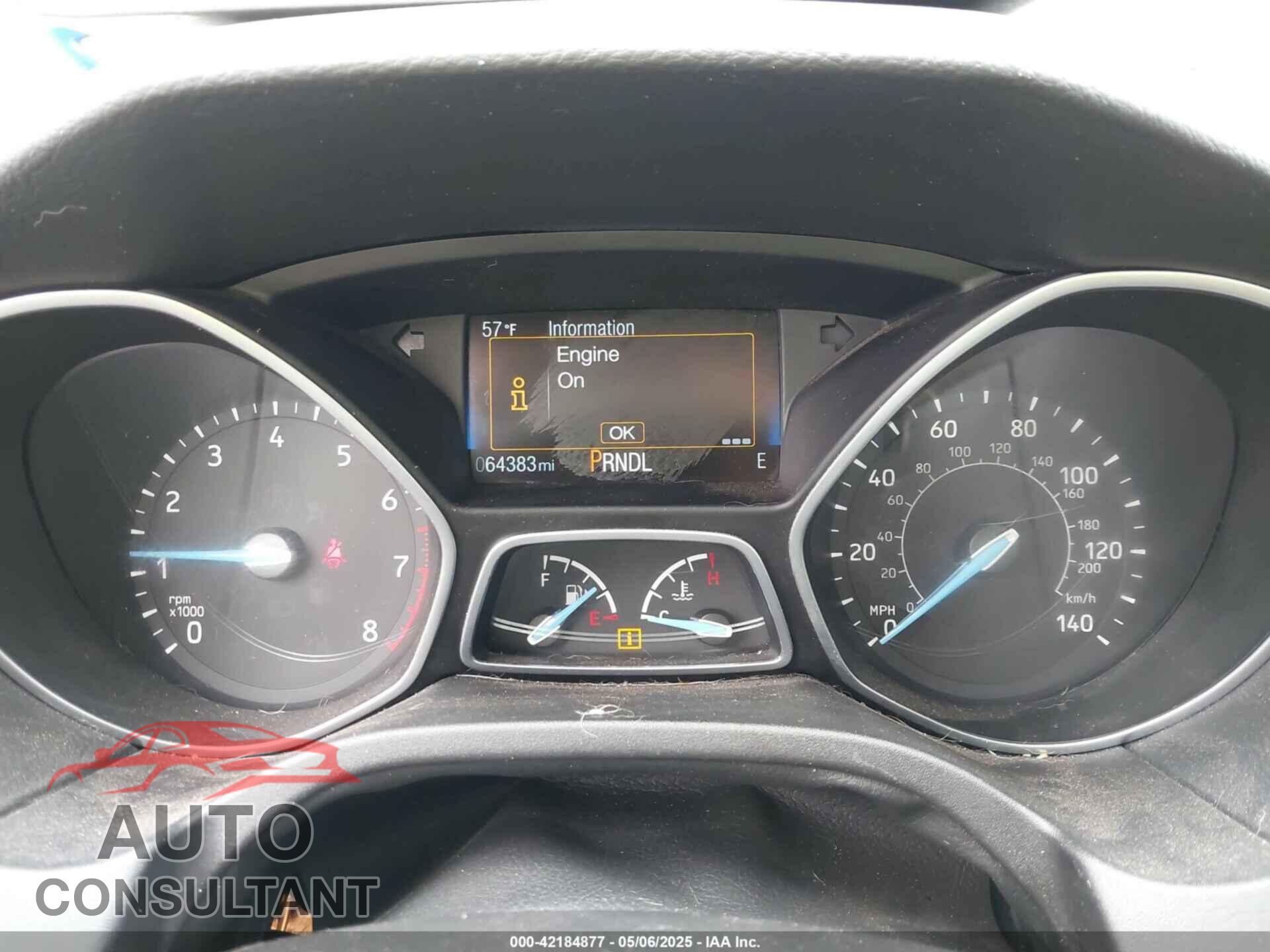 FORD FOCUS 2016 - 1FADP3F26GL348746