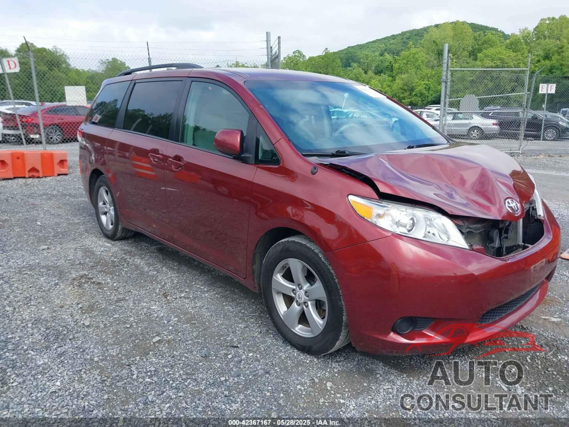 TOYOTA SIENNA 2011 - 5TDKK3DC0BS018460