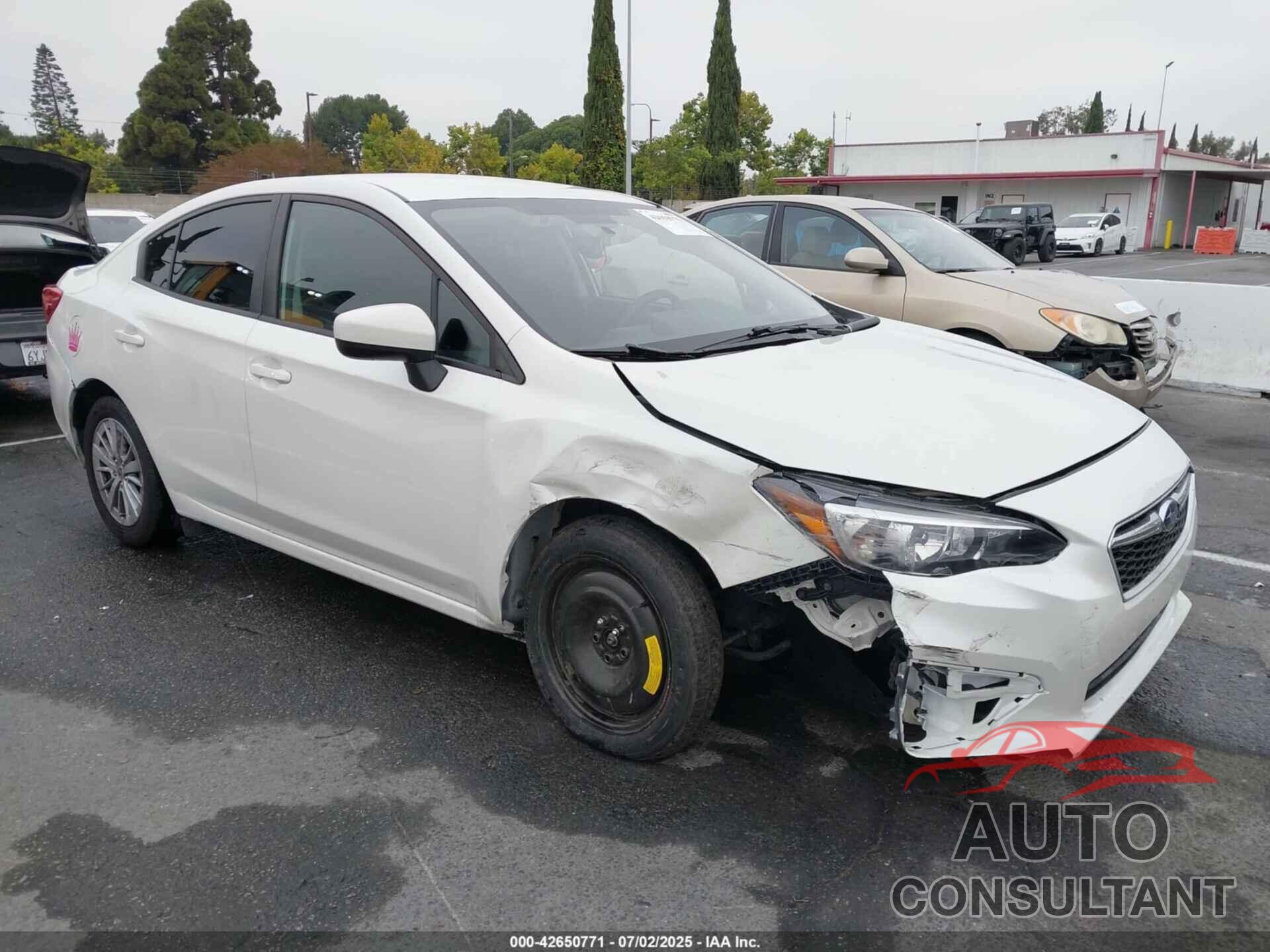 SUBARU IMPREZA 2018 - 4S3GKAD65J3608092