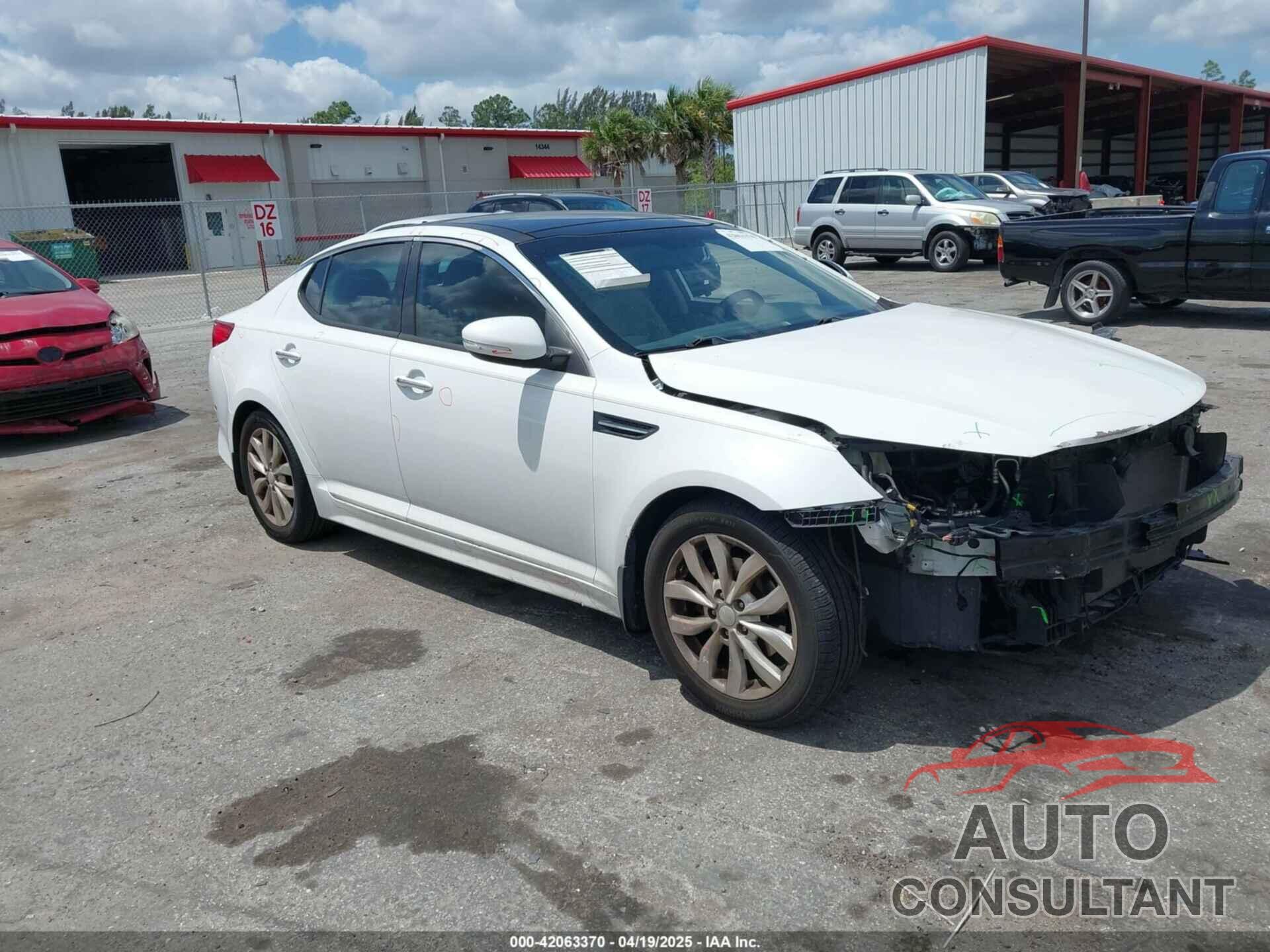 KIA OPTIMA 2015 - 5XXGN4A75FG453458