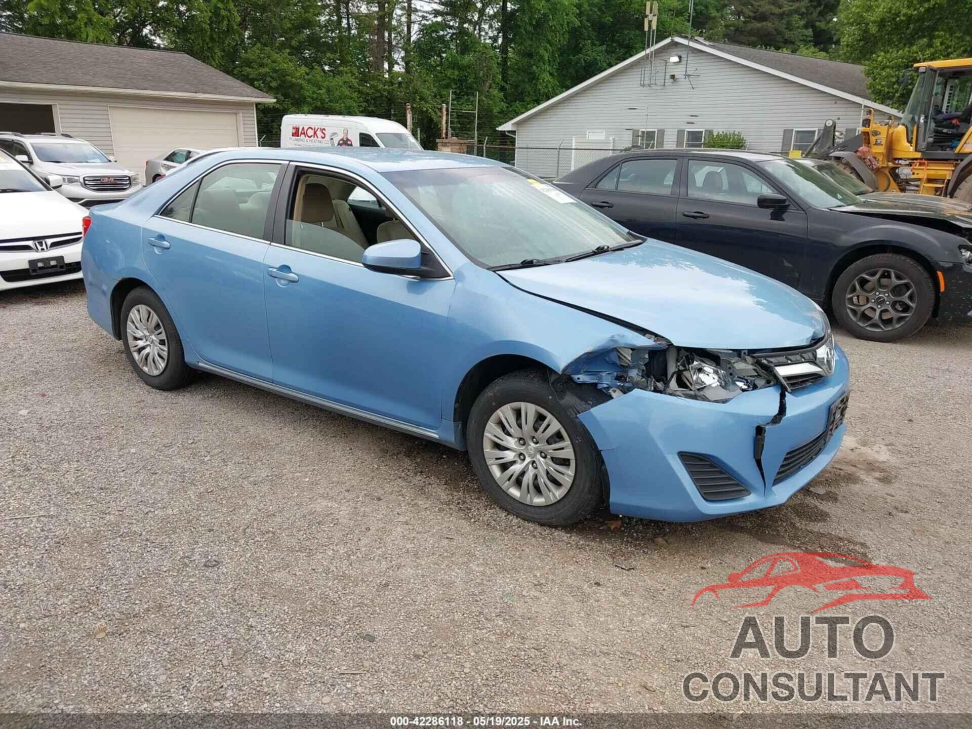 TOYOTA CAMRY 2012 - 4T1BF1FK7CU561214